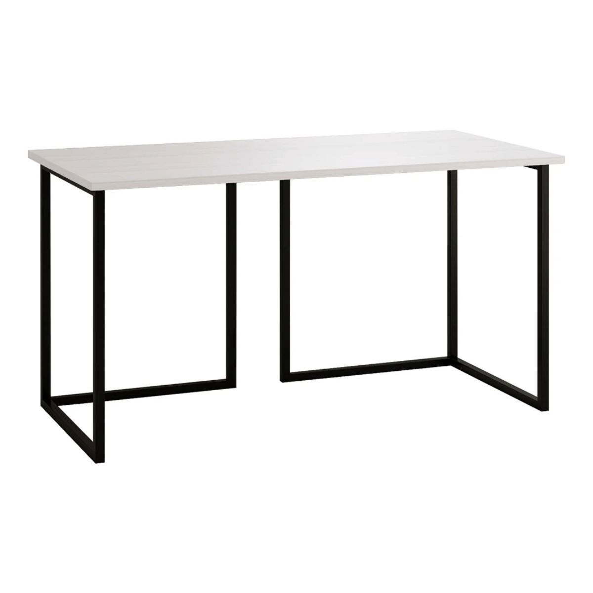 Изображение товара Компьютерный стол Огого обстановочка! Board 140x74x70 см из ЛДСП в цвете ясень/черный