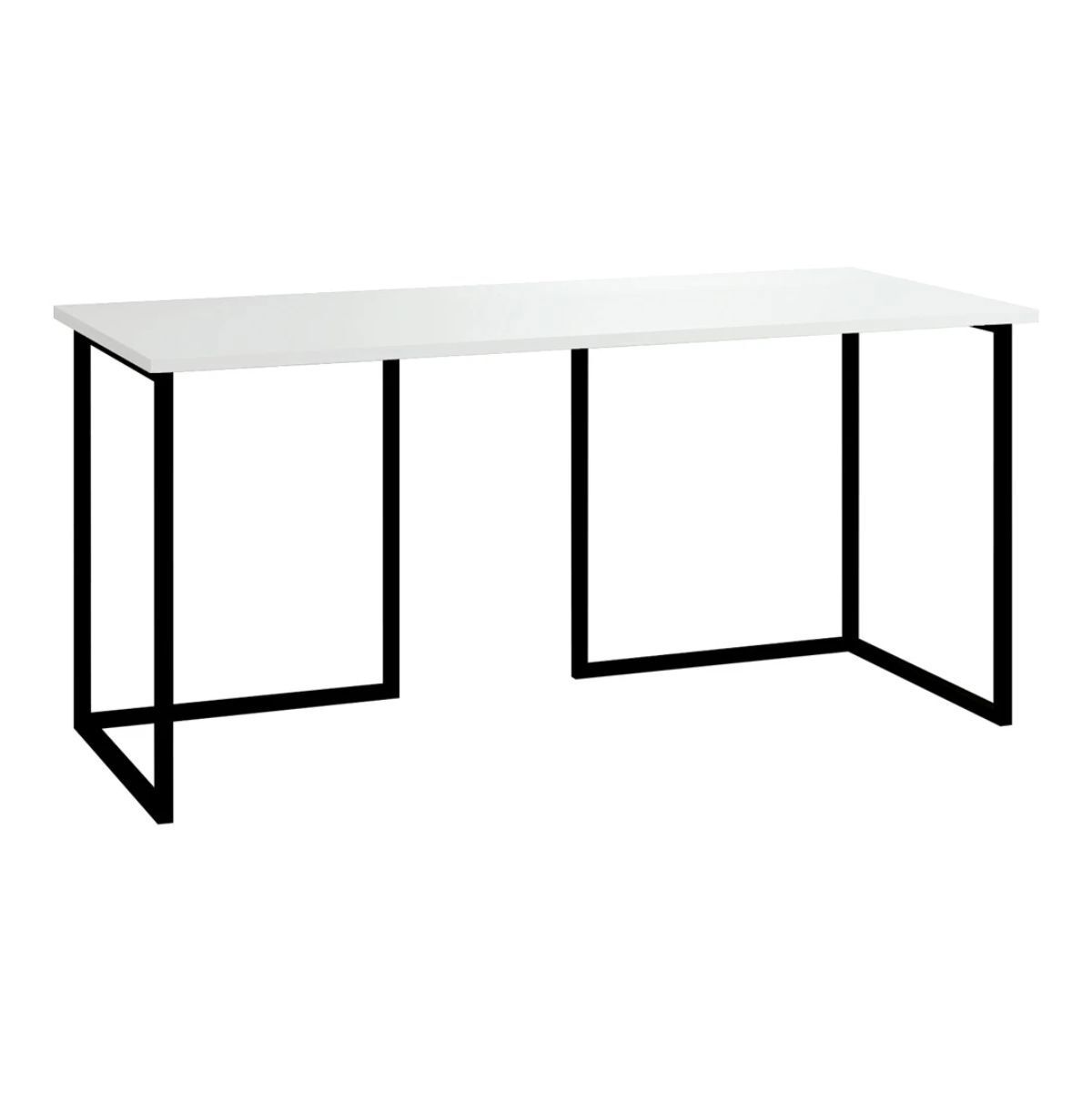 Изображение товара Компьютерный стол ОГОГО ОБСТАНОВОЧКА! Board 160x74x70 см белый черный