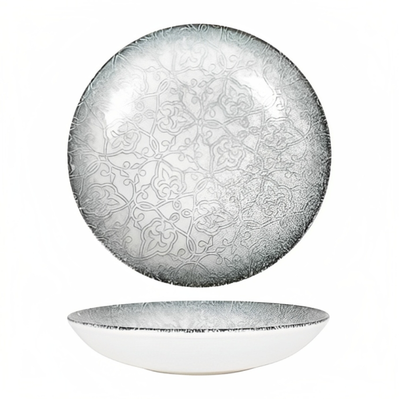 Изображение товара Набор тарелок Bonna 2 шт 23 см фарфор серый профессиональный качество