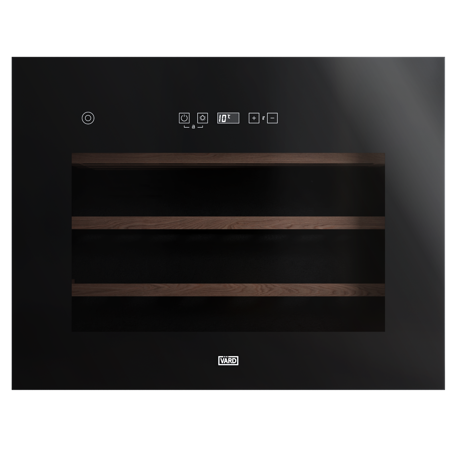 Изображение товара Винный шкаф встраиваемый Vard WCI4SS 59x45x56.3 см 28 бутылок цвет черный