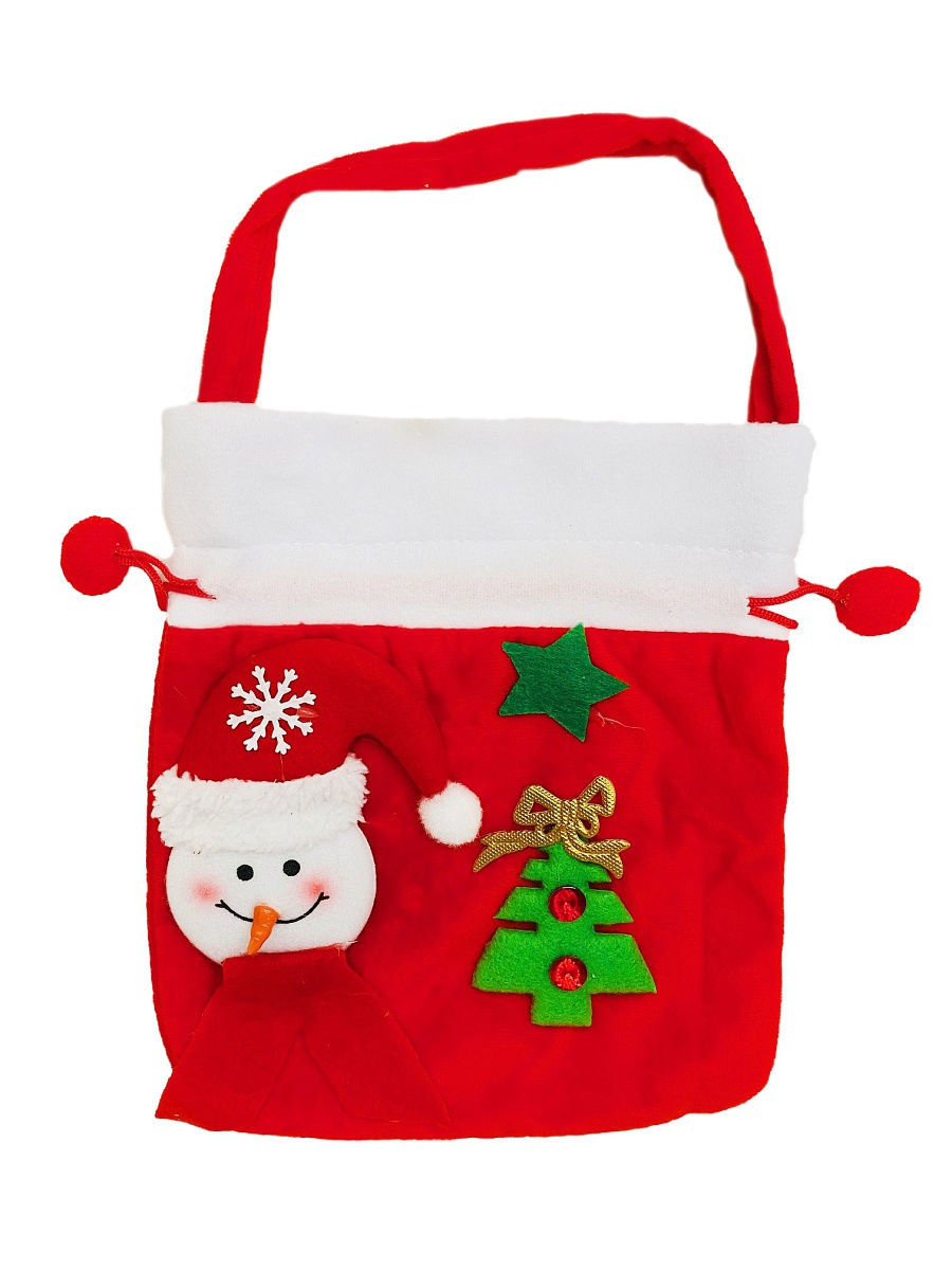 Изображение товара Мешок рождественский Магия Праздника с завязками 20x22 см