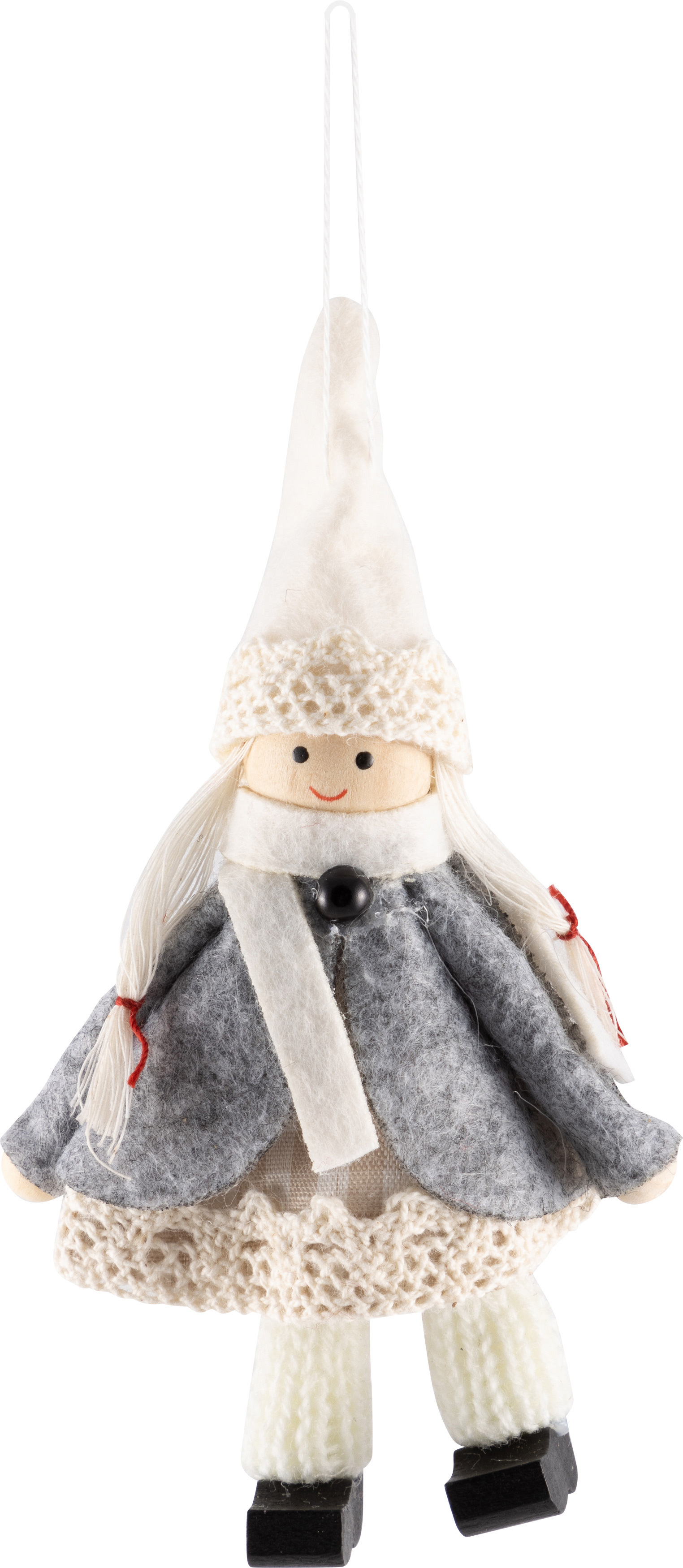 Изображение товара Украшение новогоднее Волшебная Страна Кукла 10.6x13.3 см