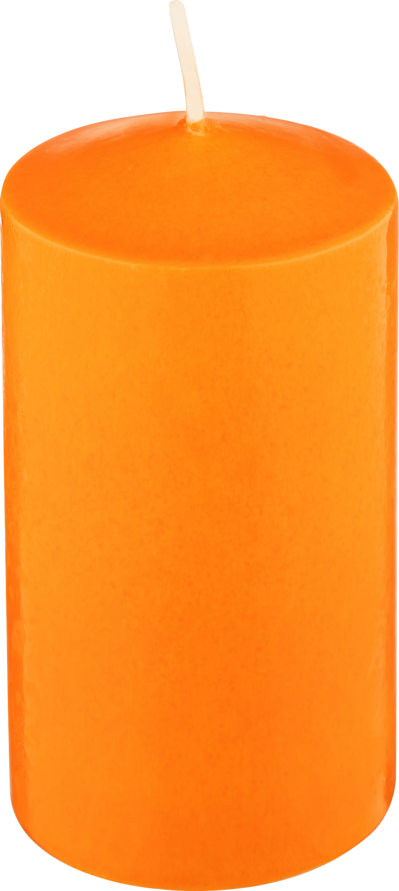 Изображение товара Свеча столб Kukina Raffinata Новогодние мотивы 50x100 мм апельсин