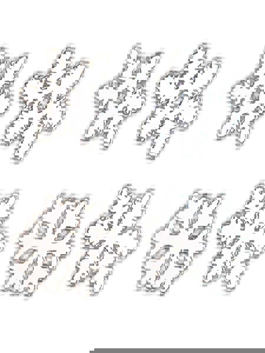 Изображение товара Многоразовые новогодние наклейки Снежинка 23х19 см для украшения окон и интерьера