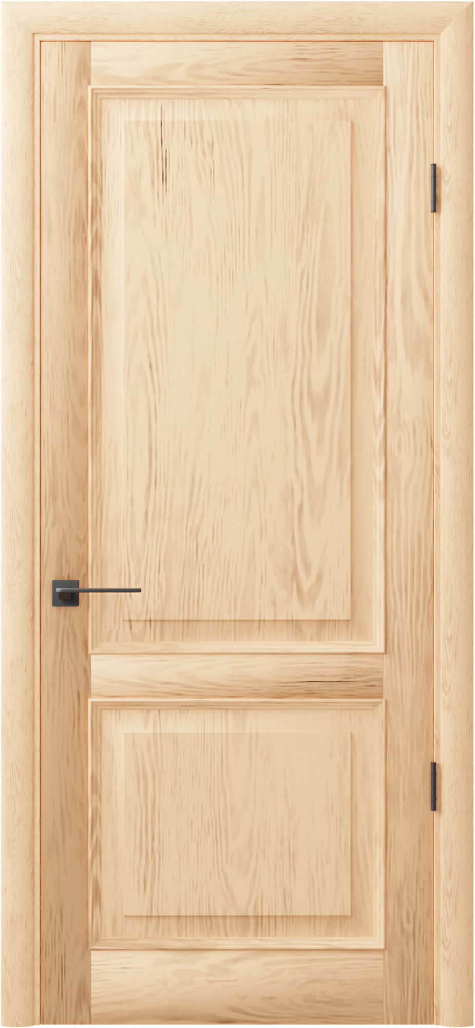 Изображение товара Дверь межкомнатная массив дерева глухая массив дерева Эко 80x200 см без покрытия цвет натуральный без замка, без петель