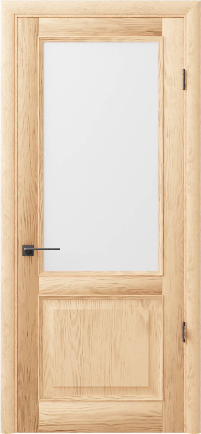 Изображение товара Дверь Эко Застекленная Натуральная 90x200 см
