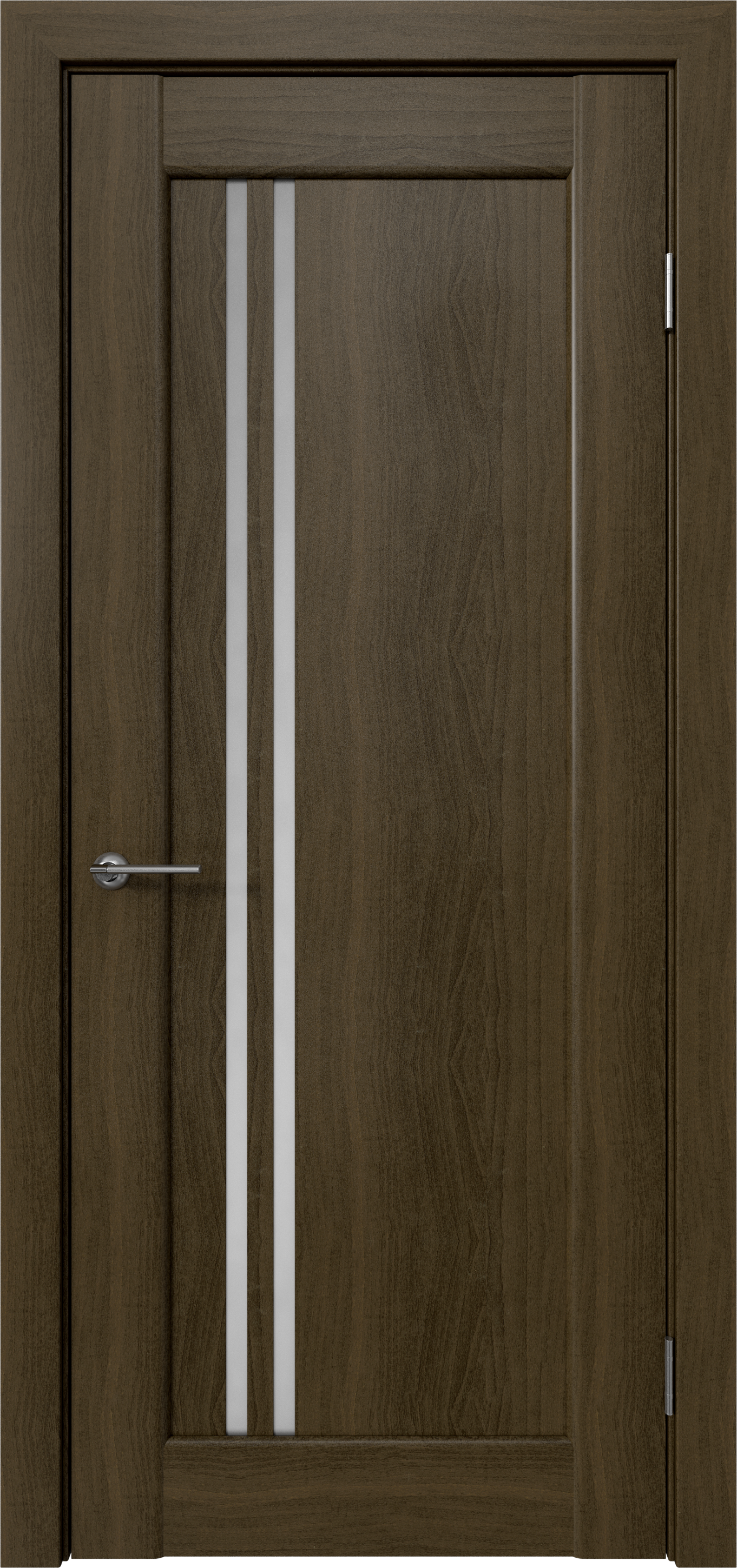 Изображение товара Дверь ВFD Дельта Вертикальная остекленная 60x200 см, ольха коричневая