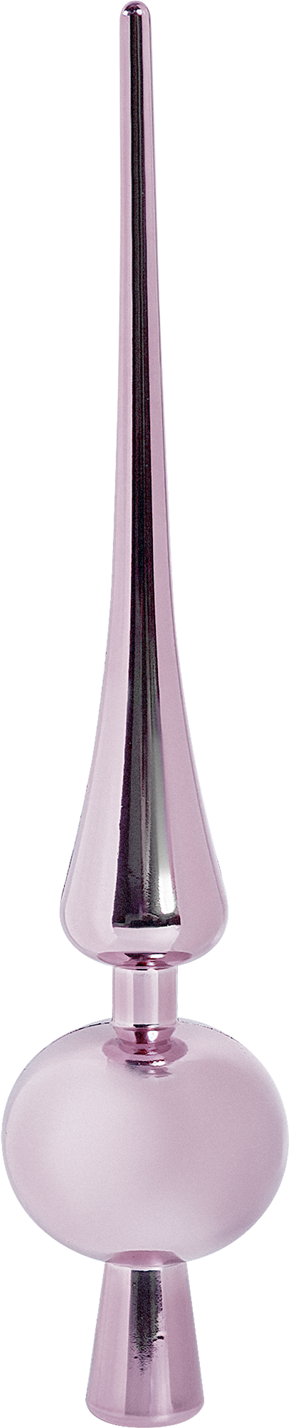 Изображение товара Верхушка для елки цвет розовый 28 см