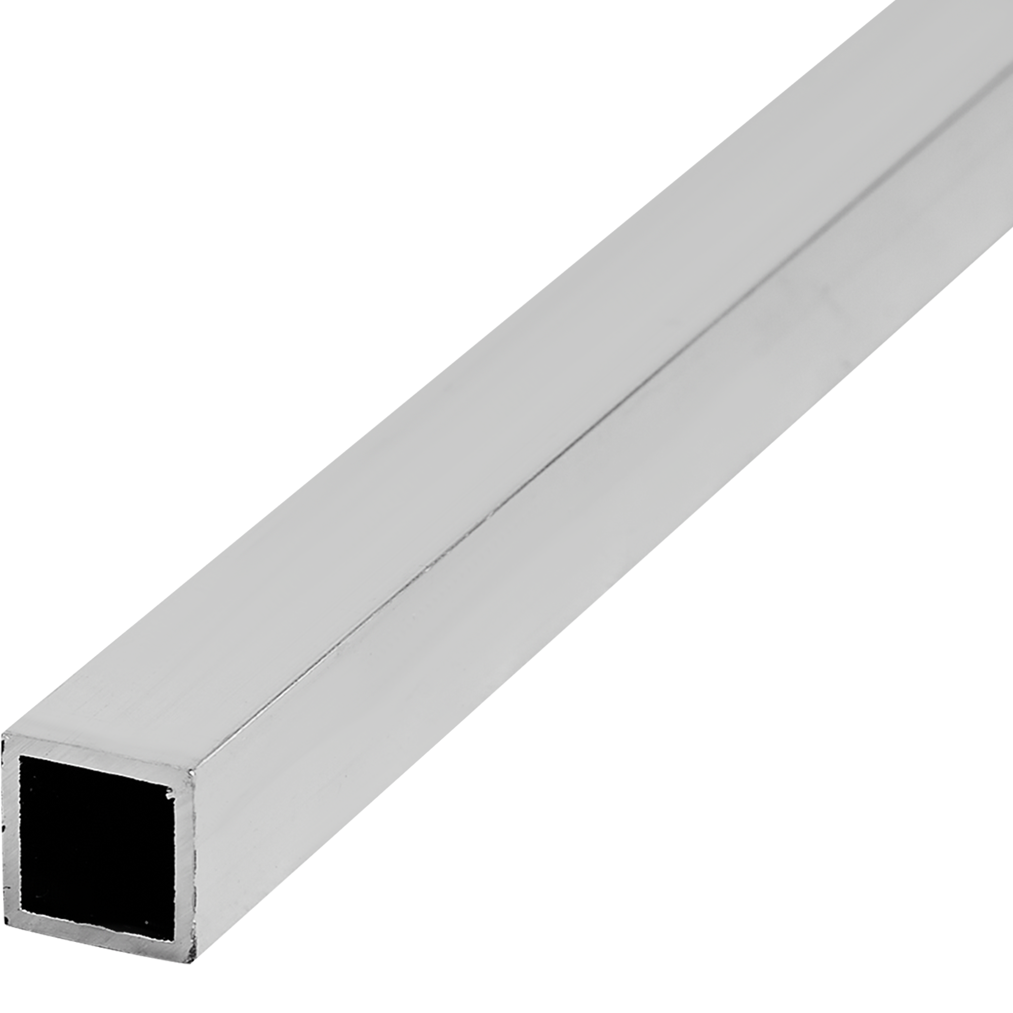 Профиль квадратный 10x10x1x2000 мм, алюминий, цвет серый