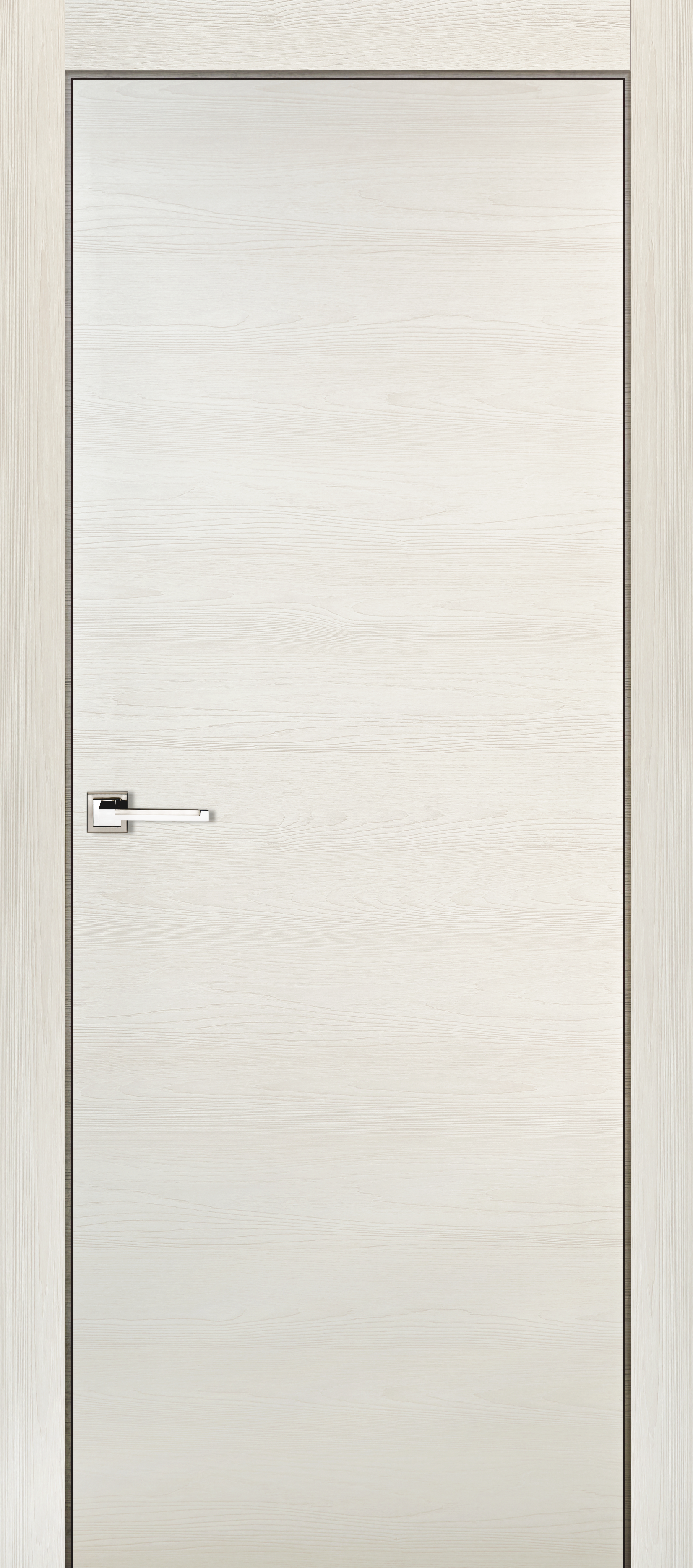 Изображение товара Дверь межкомнатная глухая финиш-бумага ламинация цвет ясень бежевый 80x200 см (c замком)