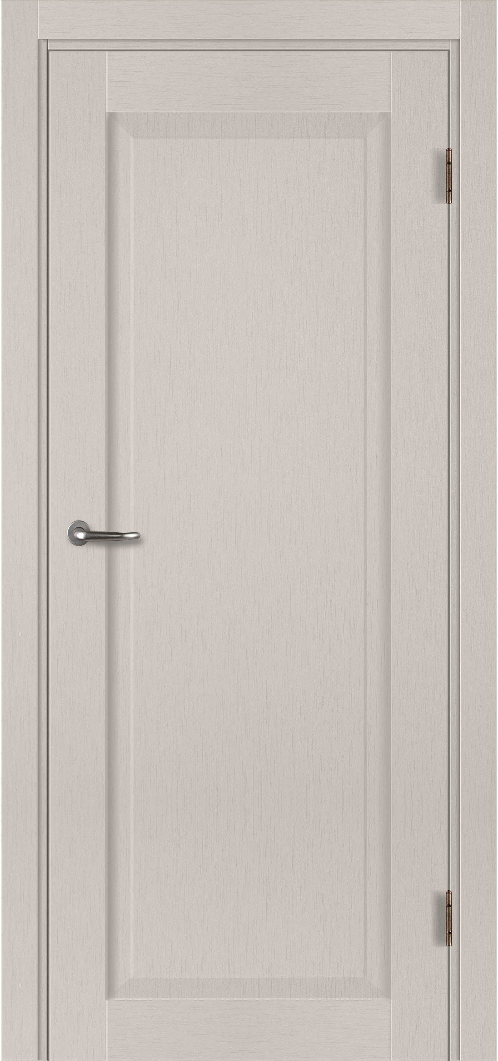 Изображение товара Дверь межкомнатная Пьемонт глухая Hardfleх ламинация цвет платина светлая 90x200 см (с замком и петлями)