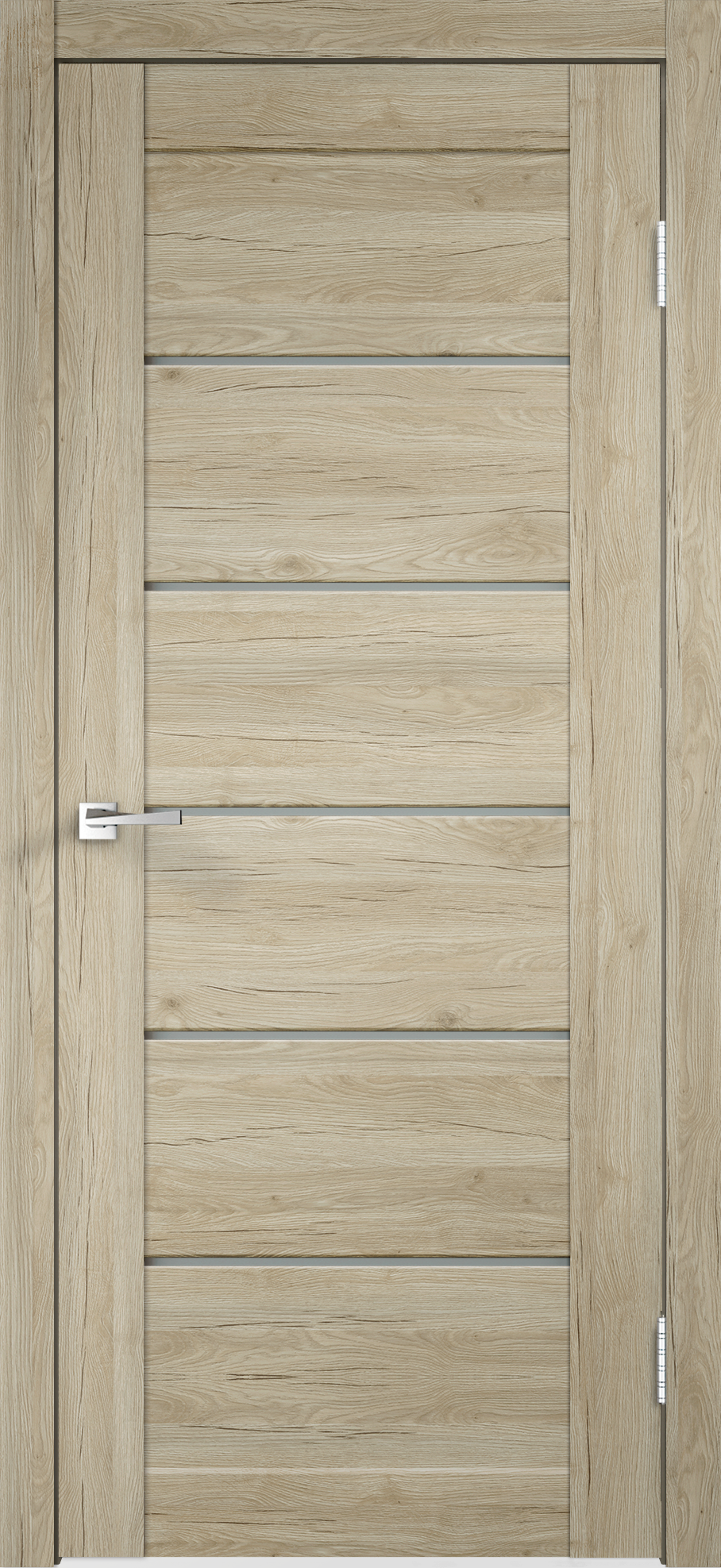 Изображение товара Дверь межкомнатная со стеклом Skyline 2 90x200 см ПВХ цвет дуб рустик серый без замка, без петель