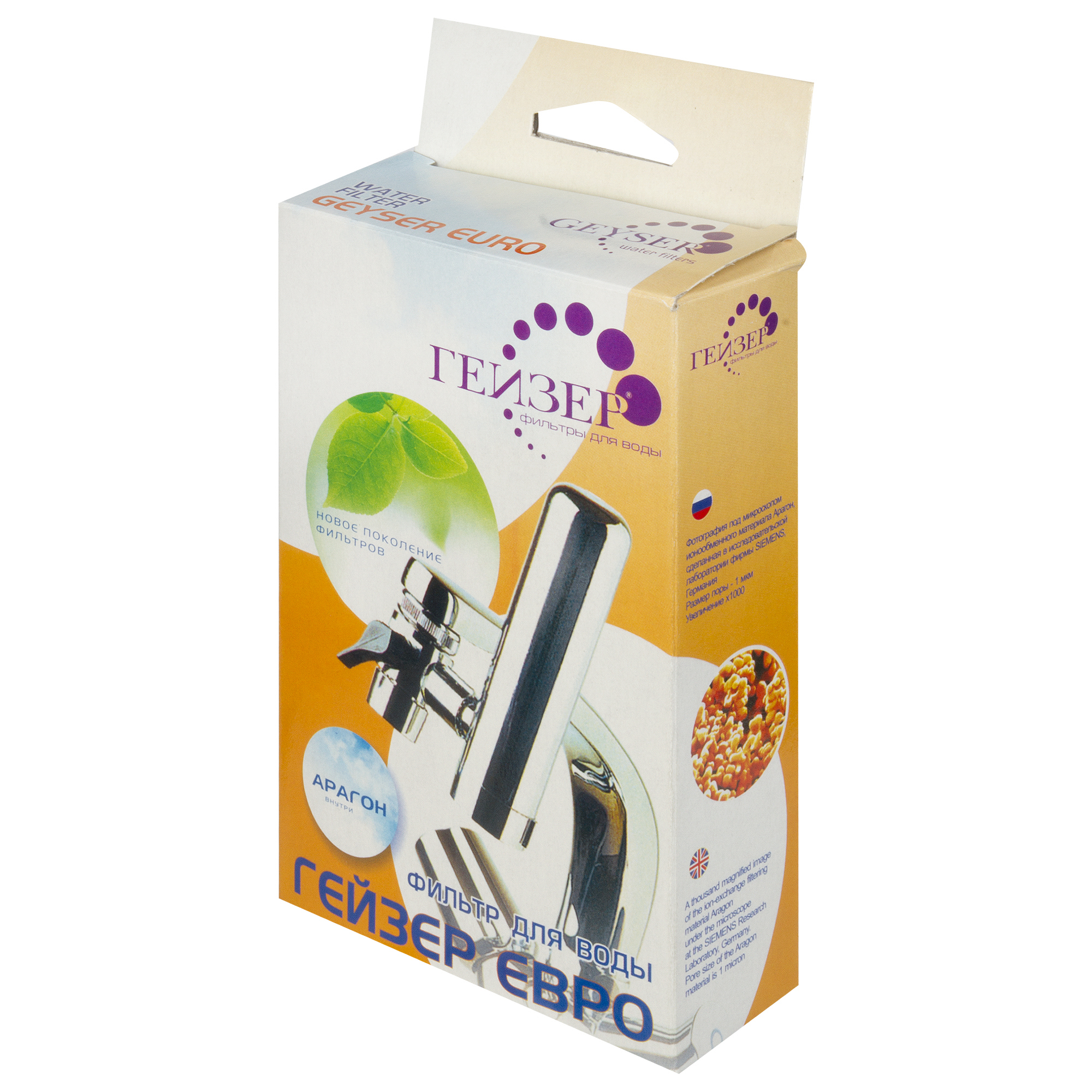 Изображение товара Фильтр-насадка на кран Гейзер "Евро" для очистки воды