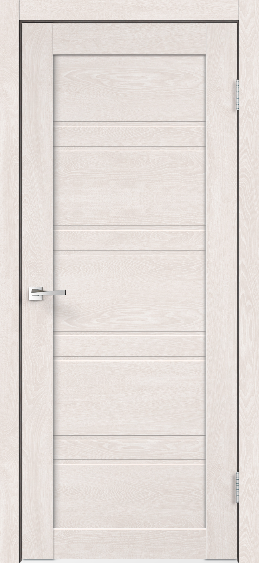 Изображение товара Дверь межкомнатная Лайн ламинированная глухая цвет дуб тернер белый 80x200см