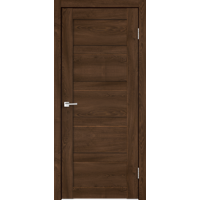 Изображение товара Дверь межкомнатная Лайн ламинированная глухая цвет дуб тернер венге 60x200см