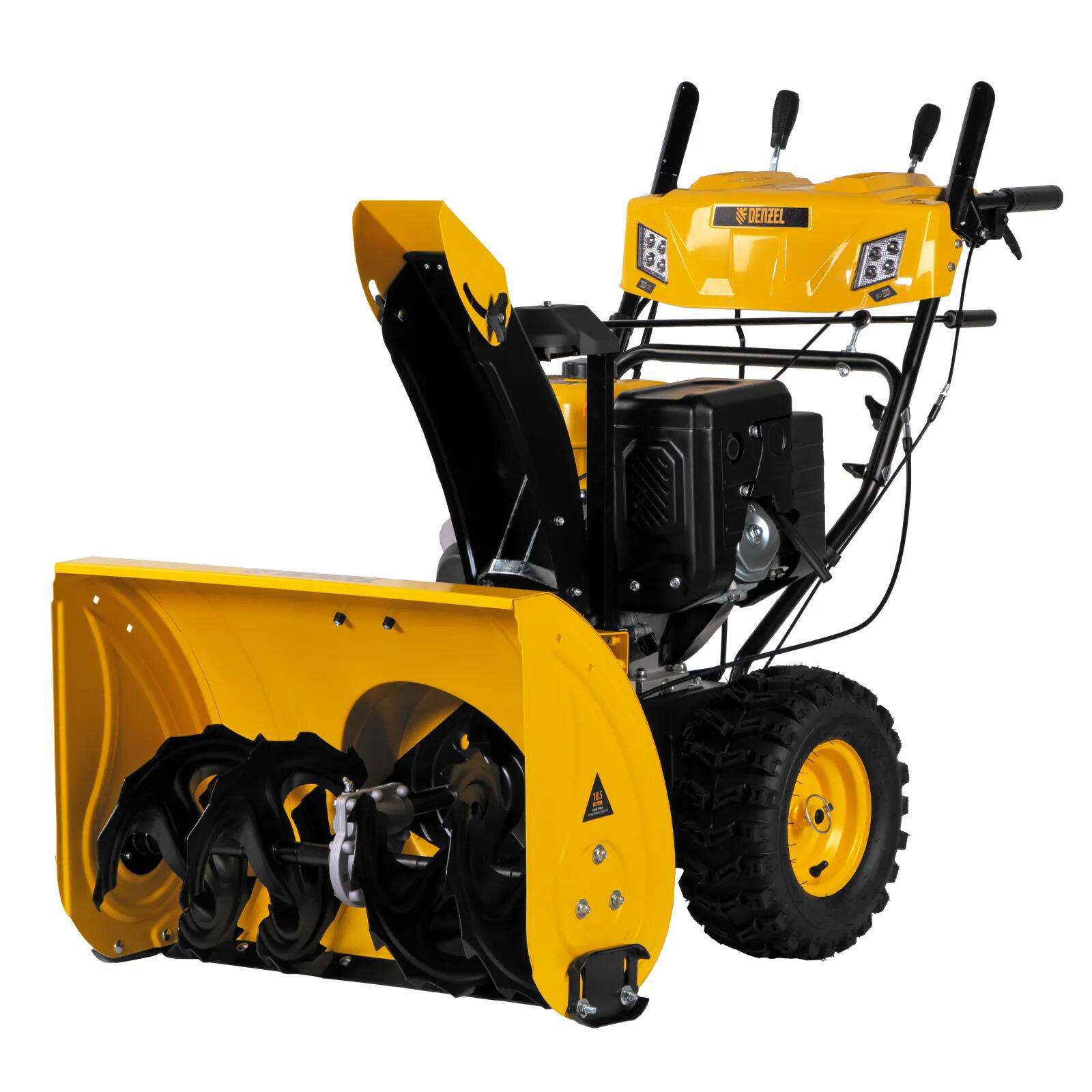 Изображение товара Бензиновый снегоуборщик Denzel SBL 711D PRO мощный и самоходный 711 см 9 л.с.
