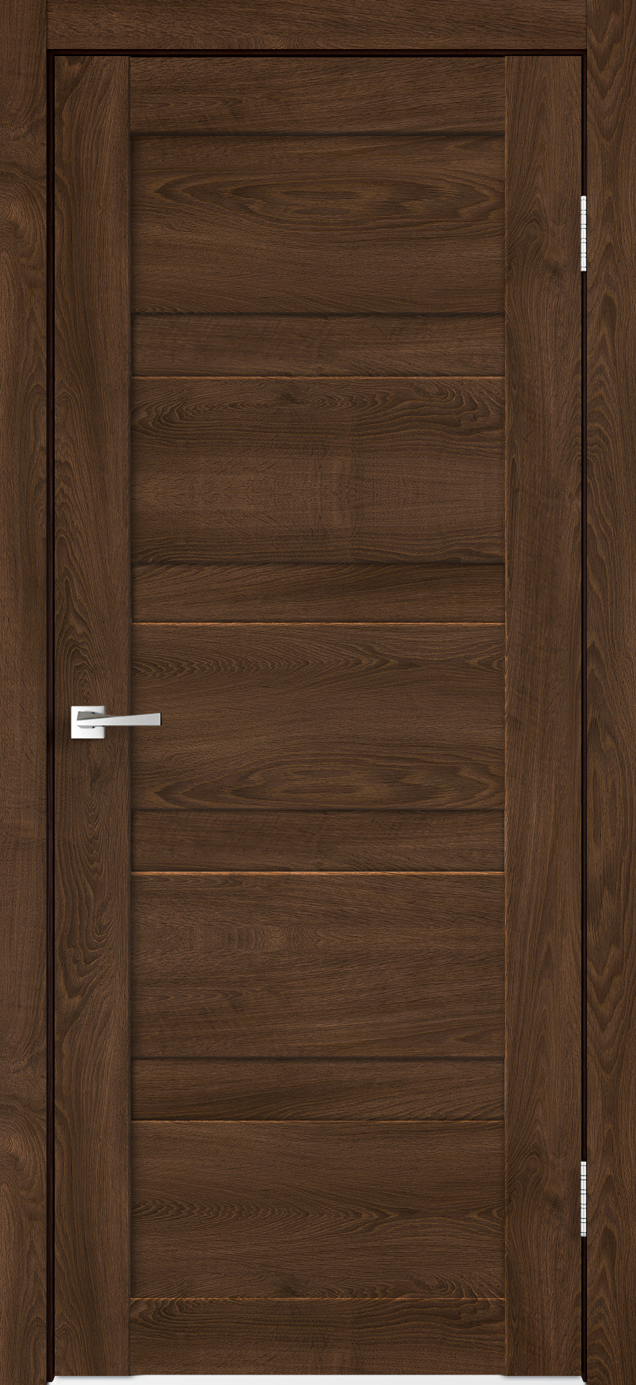 Изображение товара Межкомнатная дверь Лайн глухая ламинированная 80x200 см дуб венге