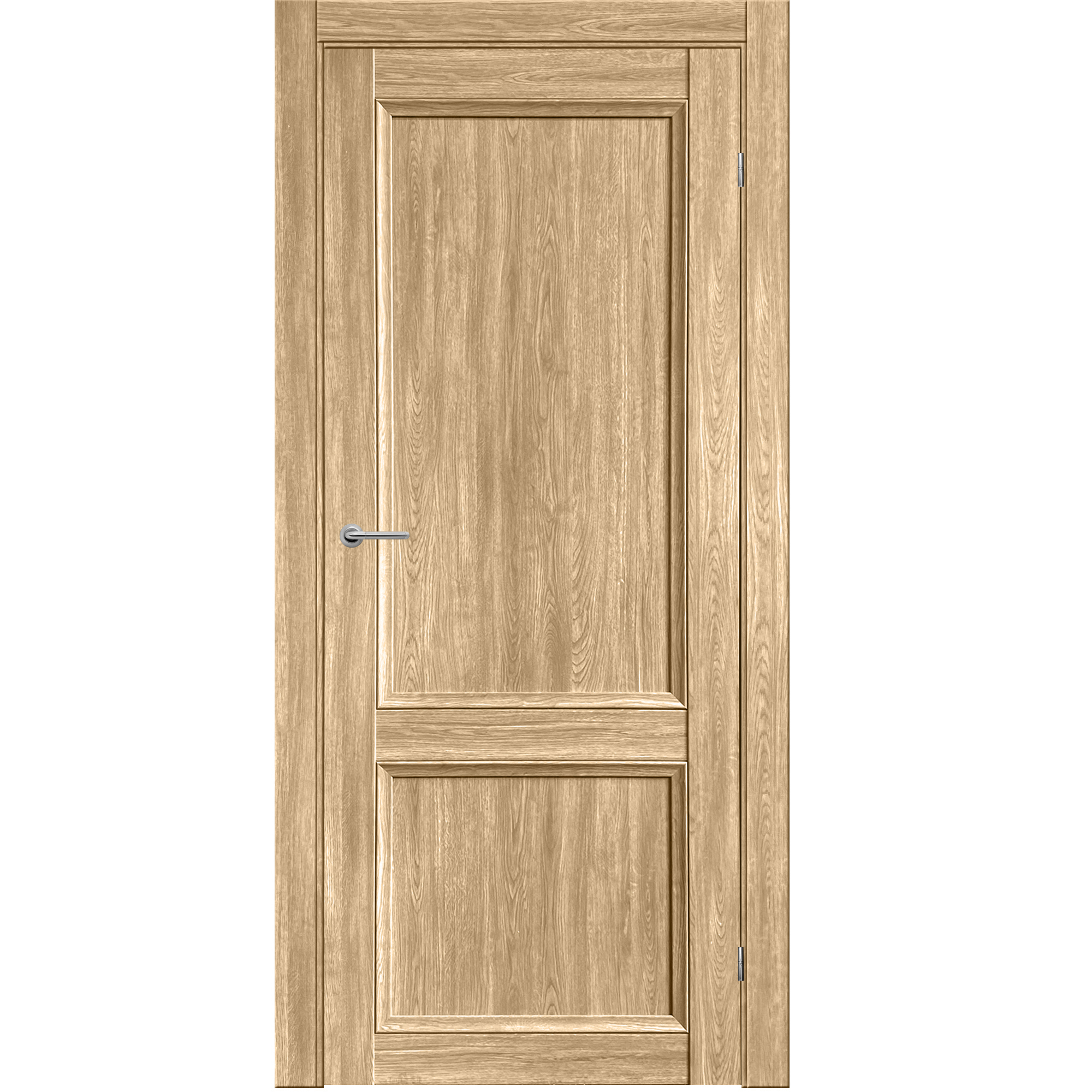 Изображение товара Дверь межкомнатная Рондо глухая ПВХ ламинация цвет дуб евро красный 80x200 см (с замком и петлями)