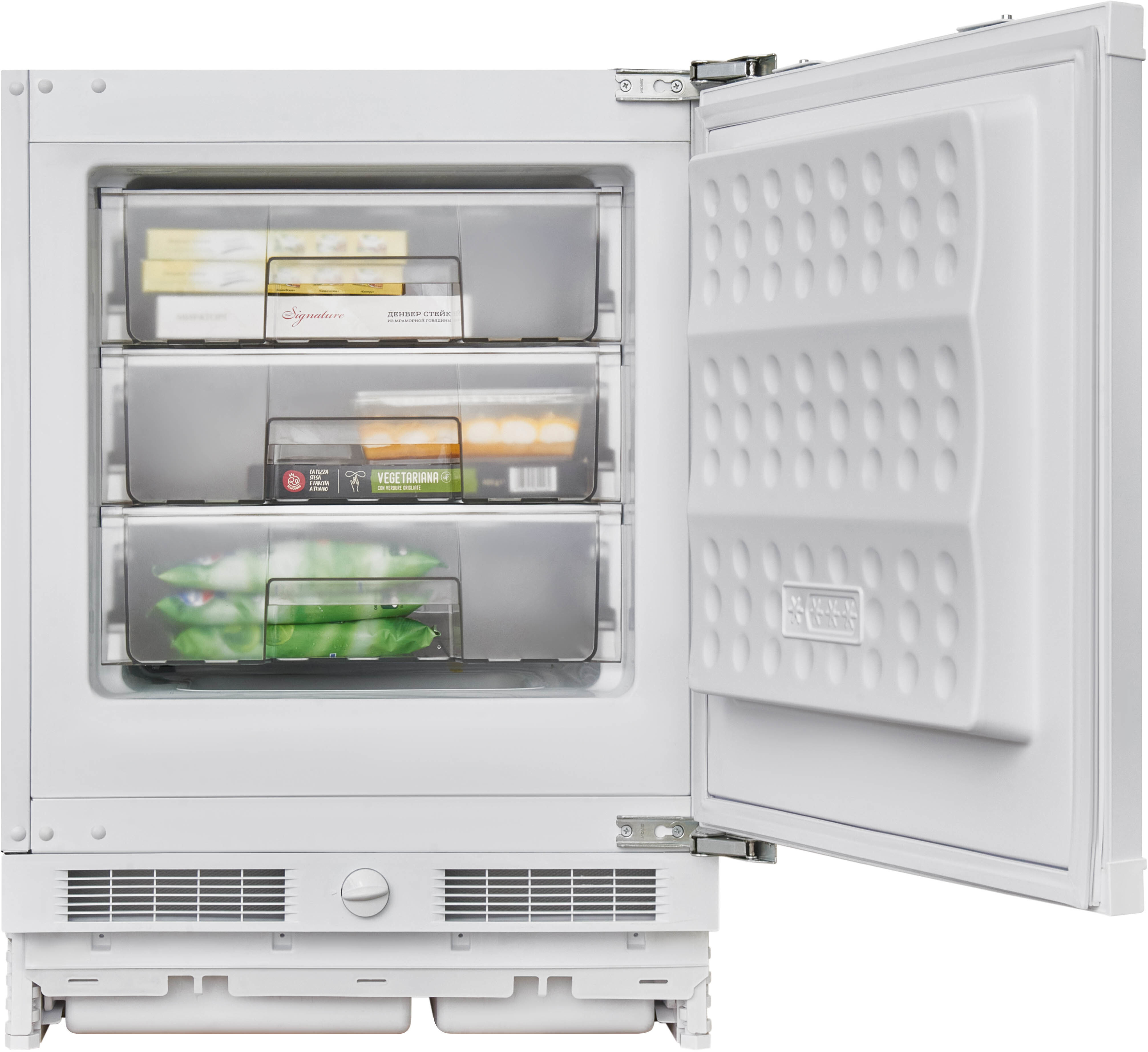 Изображение товара Встраиваемый морозильник Ascoli ASF90BU 90л белый механический управление