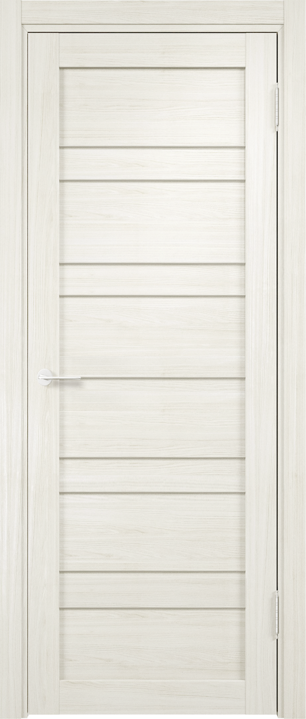 Изображение товара Дверь межкомнатная Нова глухая ПВХ ламинация цвет ривьера крем 70x200 см (с замком и петлями)