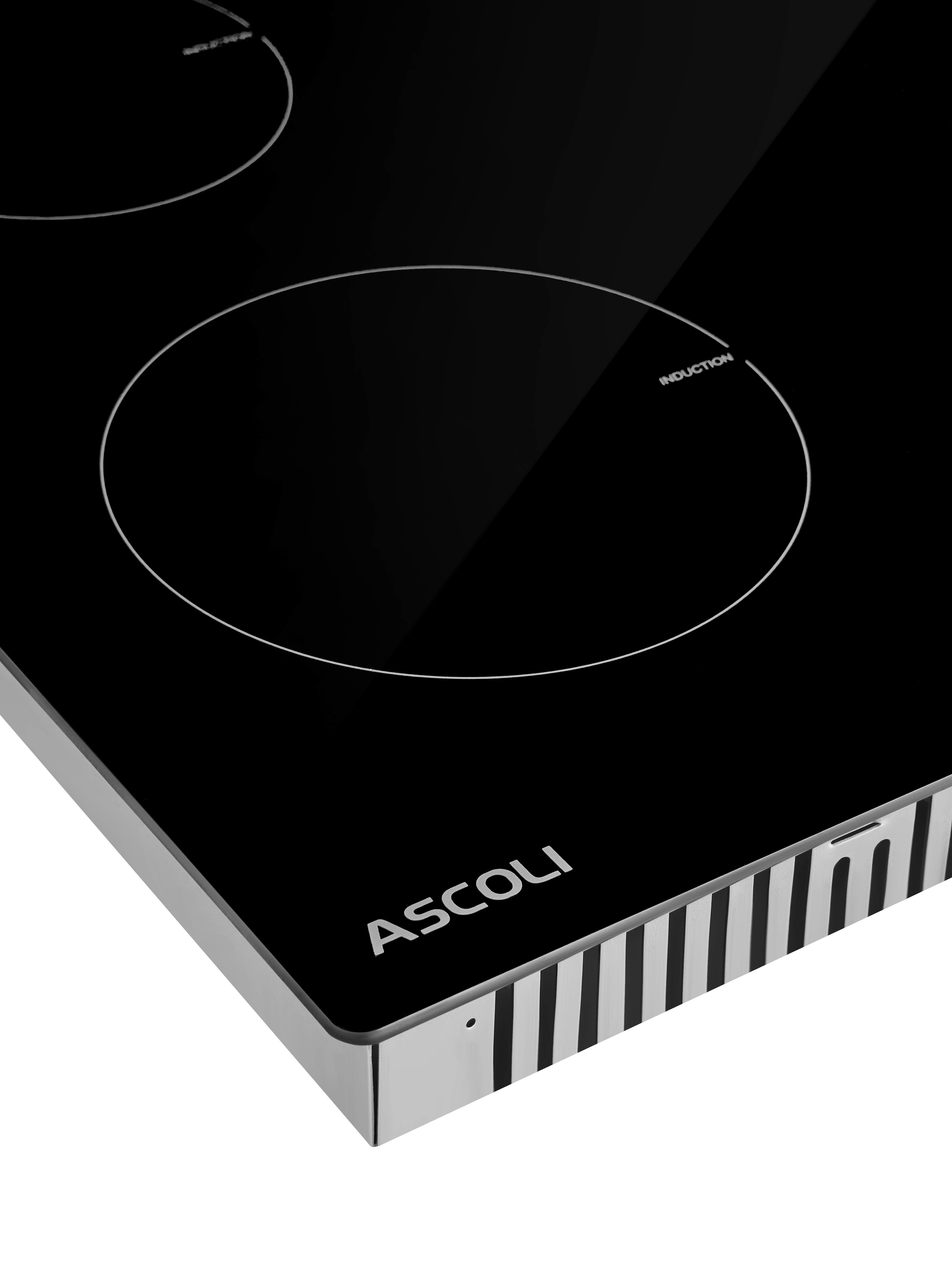 Изображение товара Индукционная варочная панель Ascoli HI604– 32AB 59 см 4 конфорки цвет черный