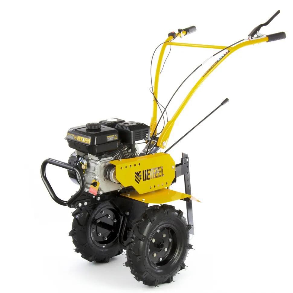 Изображение товара Мотоблок Denzel DPT-270 85 см 7 л.с. для больших участков земля обработки