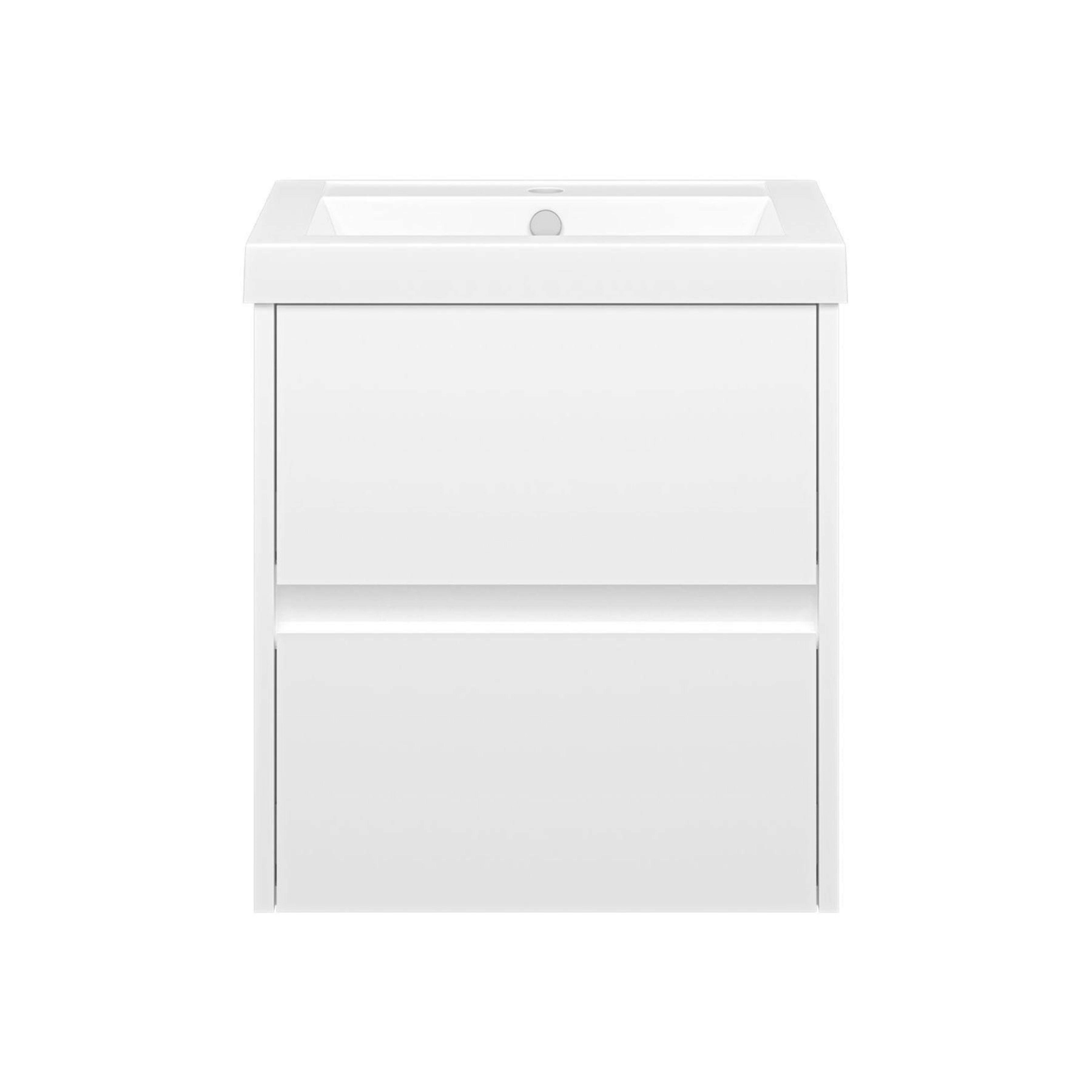 Изображение товара Тумба под раковину Misty Алиса УТ000011217 50см с раковиной цвет белый