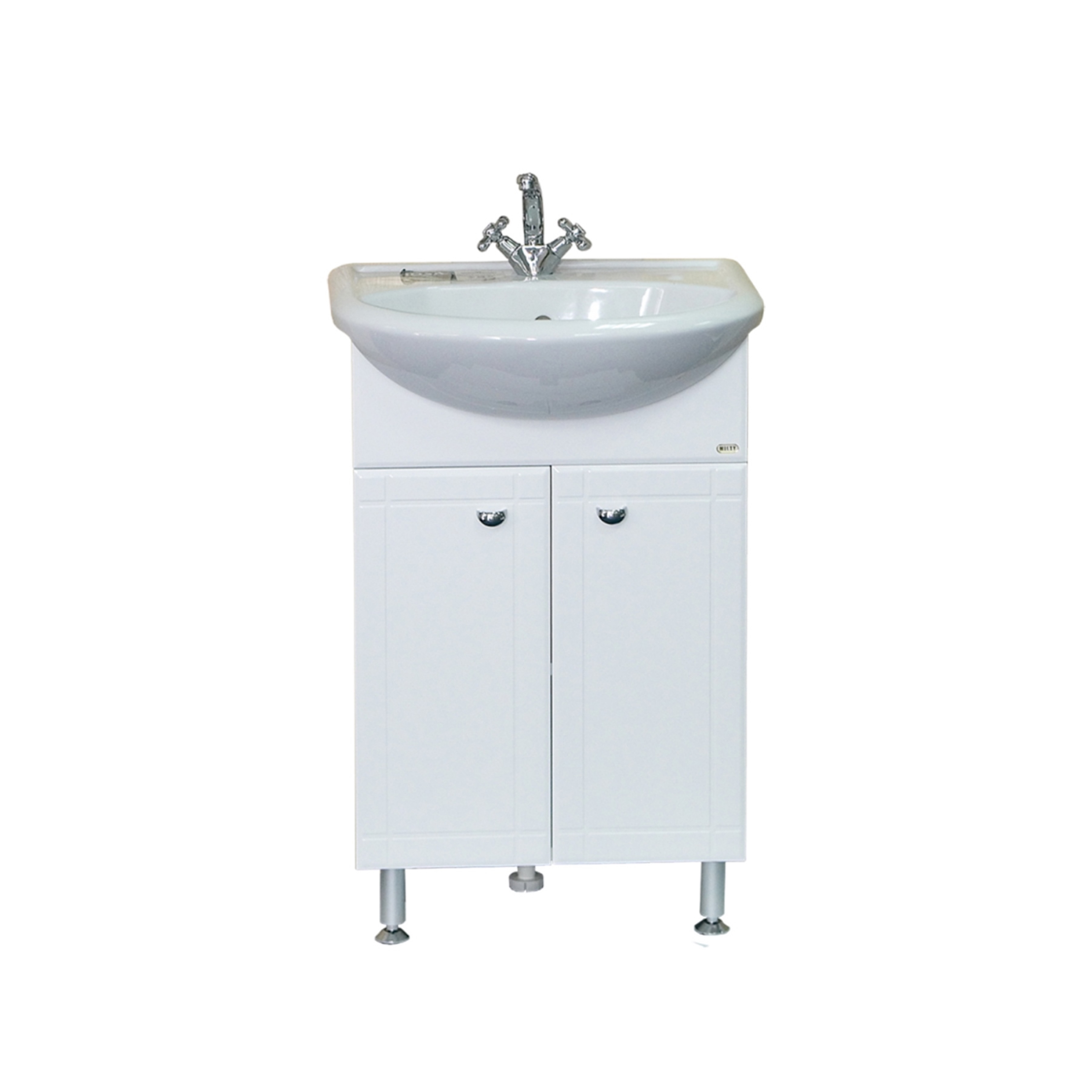 Изображение товара Тумба под раковину Misty Уют ИП000000154 50см с раковиной цвет белый