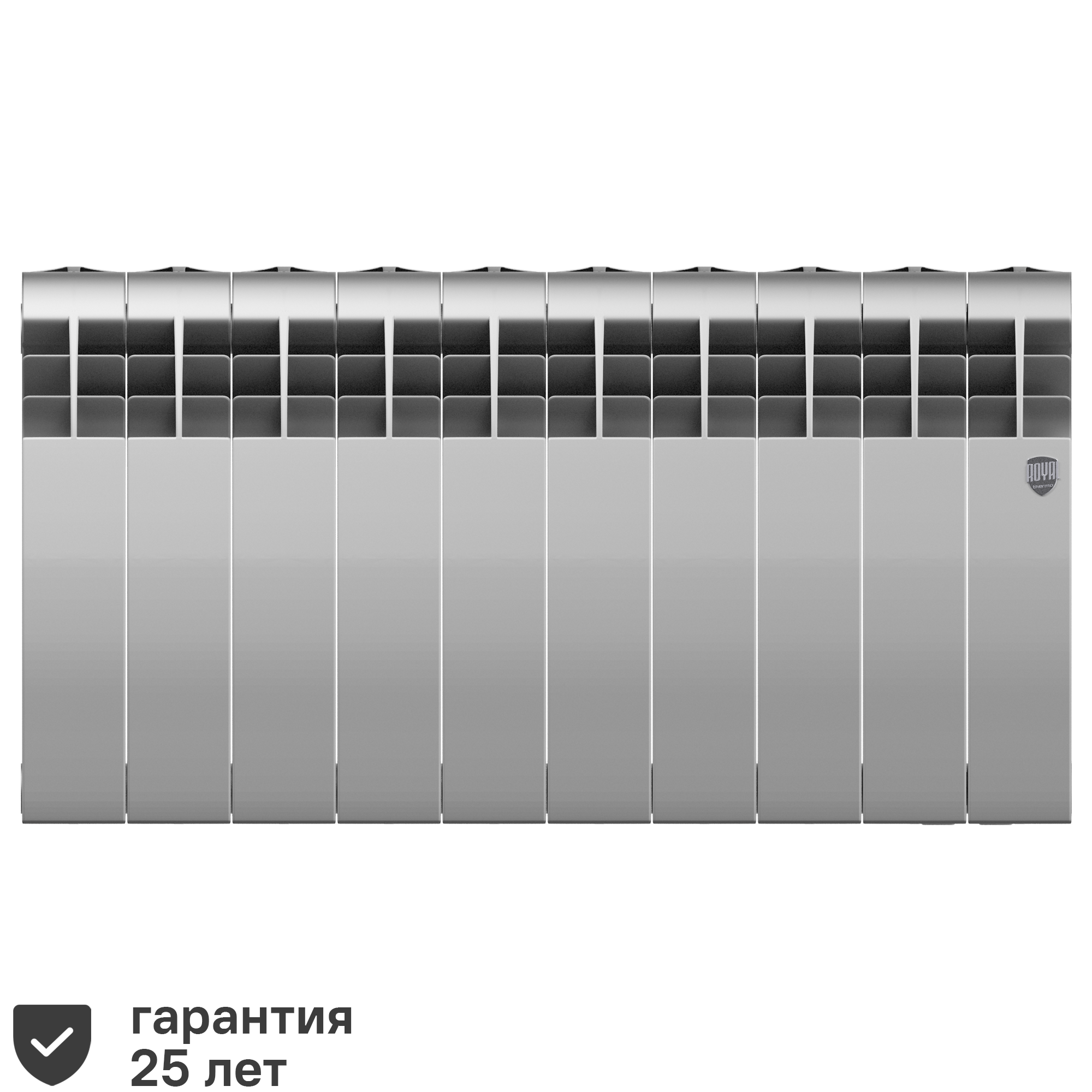 Изображение товара Радиатор секционный Royal Thermo Biliner 350/87 10 секций биметалл боковое подключение