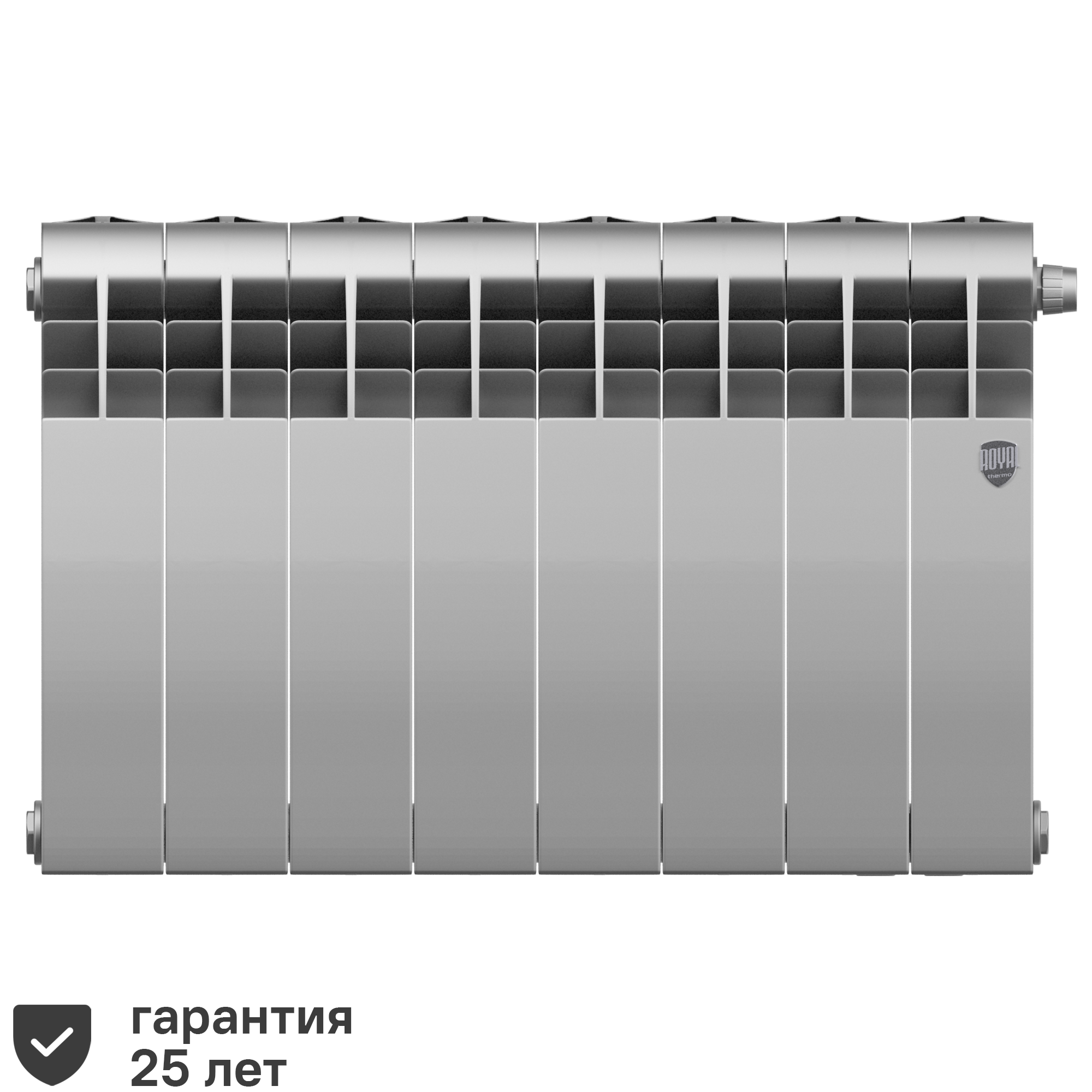 Изображение товара Радиатор секционный Royal Thermo Biliner RTBSSVR35008 8 секций биметалл ниспользование