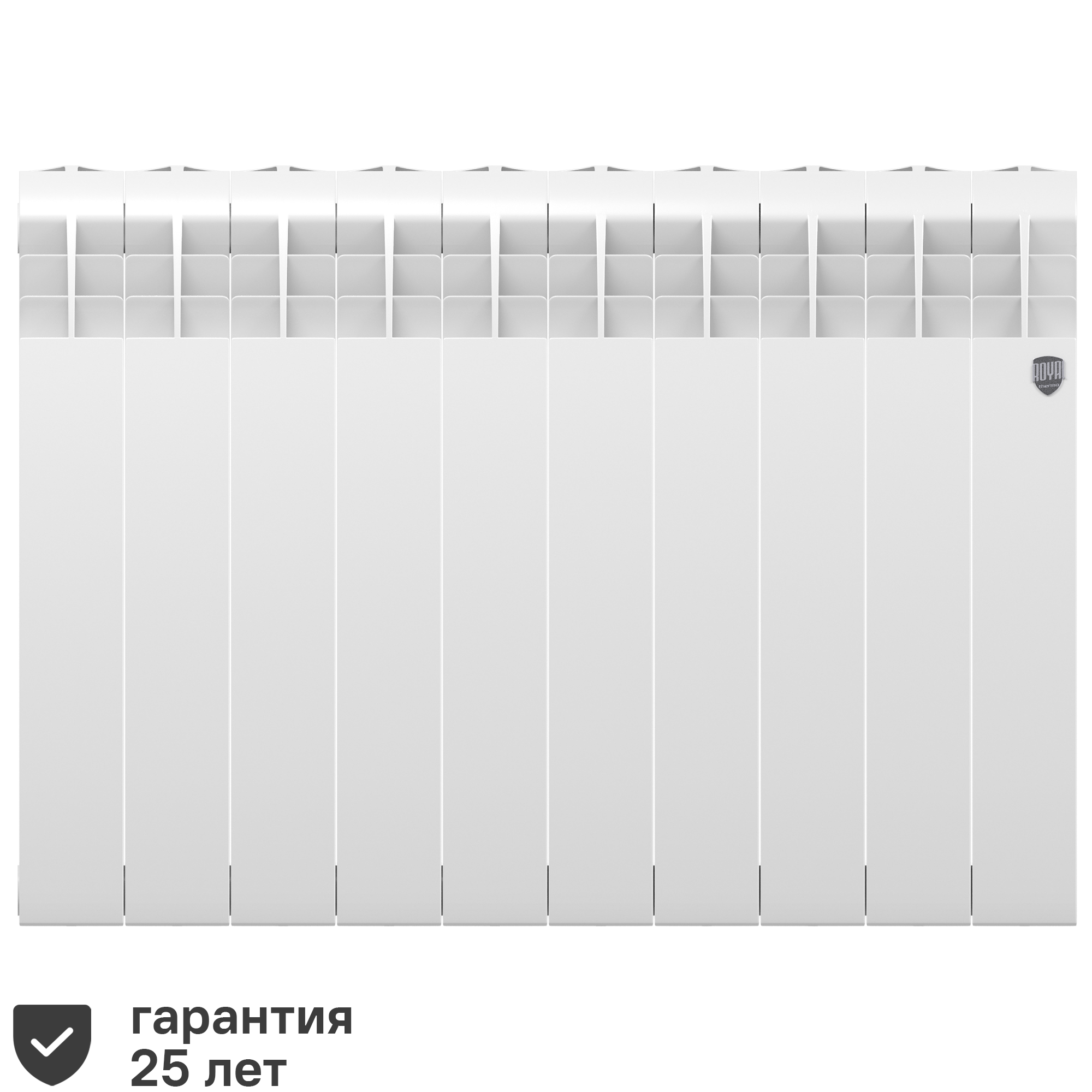 Изображение товара Радиатор секционный Royal Thermo Biliner 350/87, 10 секций, боковое подключение