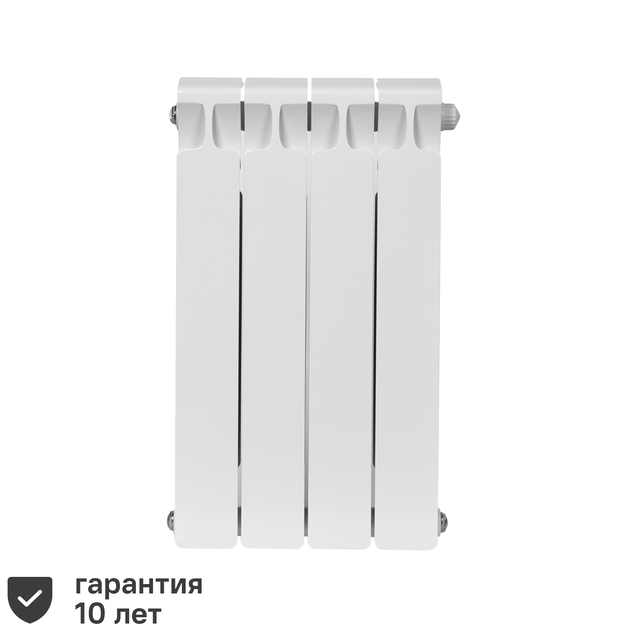 Изображение товара Радиатор секционный Rifar Base RB50004НПЛ 4 секции белый для отопления квартир