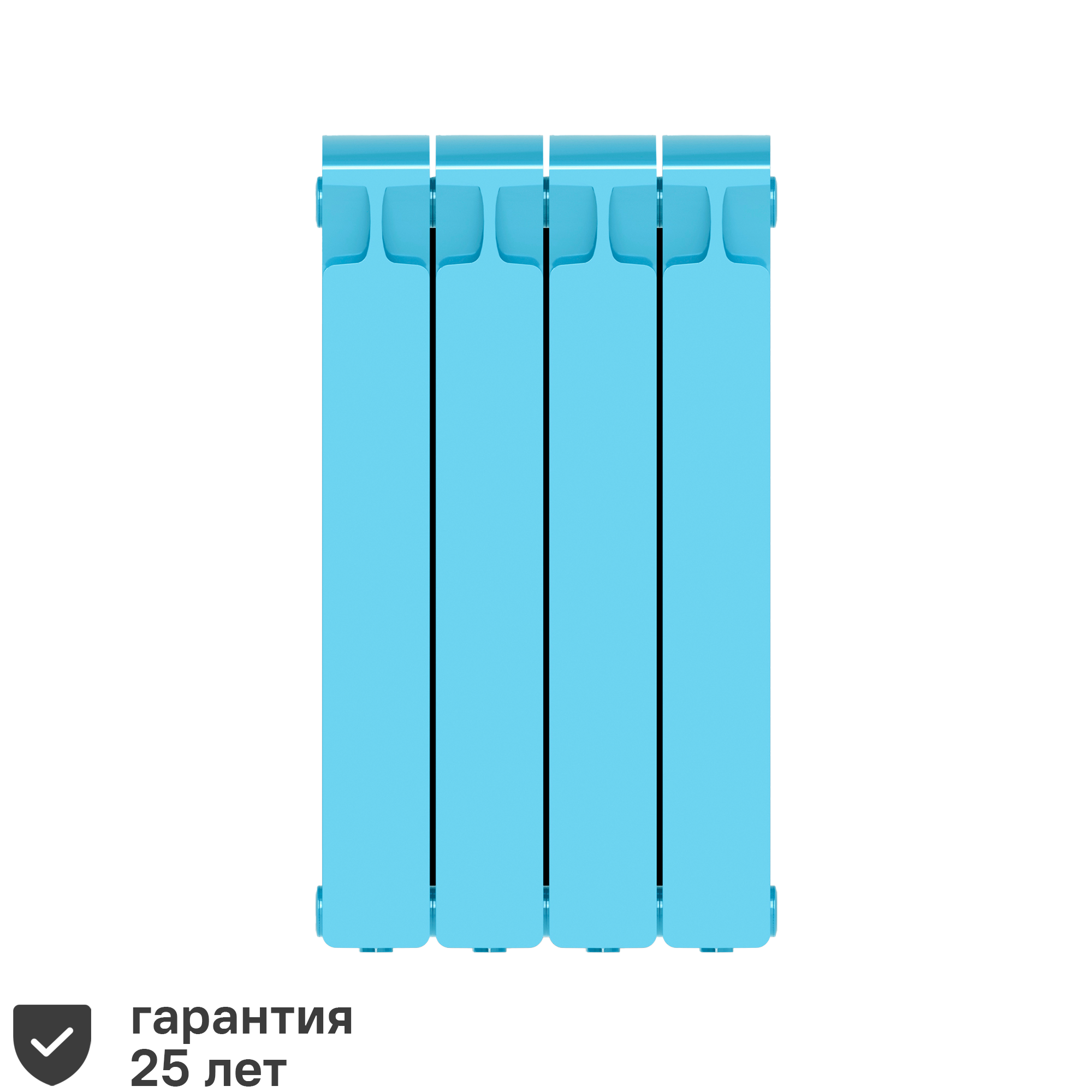 Изображение товара Радиатор секционный Rifar Monolit M50004RAL5024 500/100 4 секции голубой