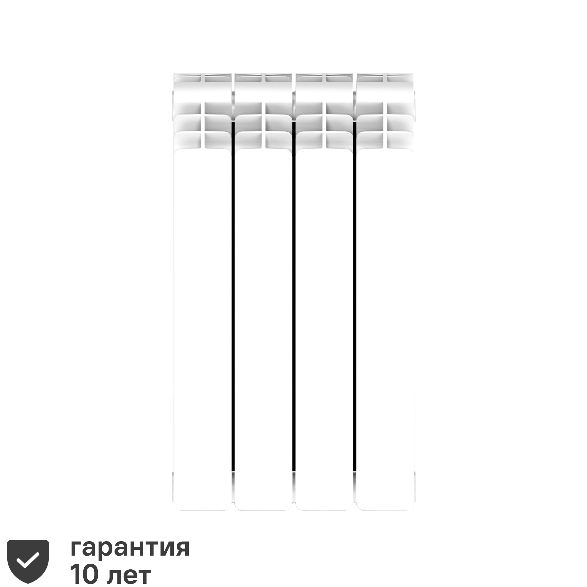 Изображение товара Радиатор водяного отопления биметалл 4 секции RIFAR Base 500 белый