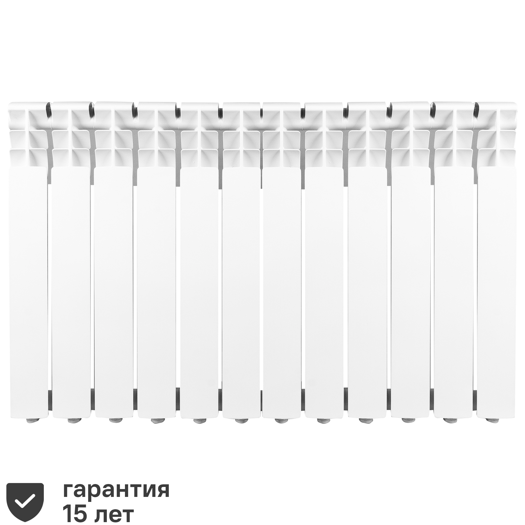 Изображение товара Радиатор Monlan Aluminium 500/80 12 секций белый для водяного отопления