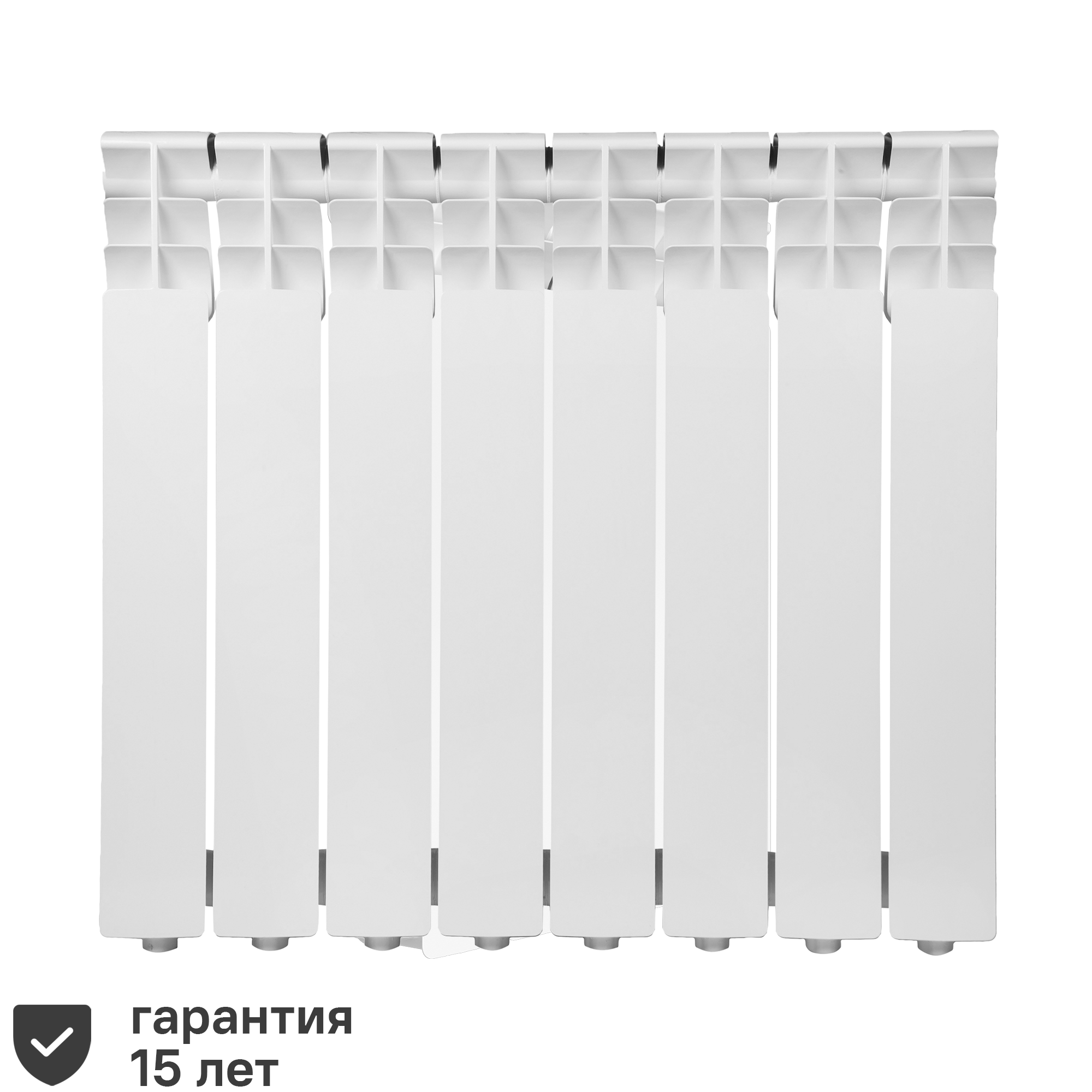 Изображение товара Радиатор водяного отопления MONLAN Aluminium 500/80 8 секций белый