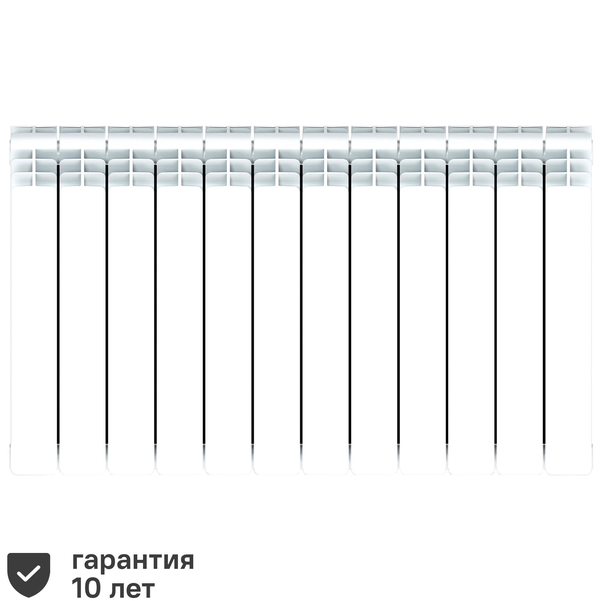 Изображение товара Радиатор секционный Rifar Base 500 биметалл 12 секций нижнее правое подключение