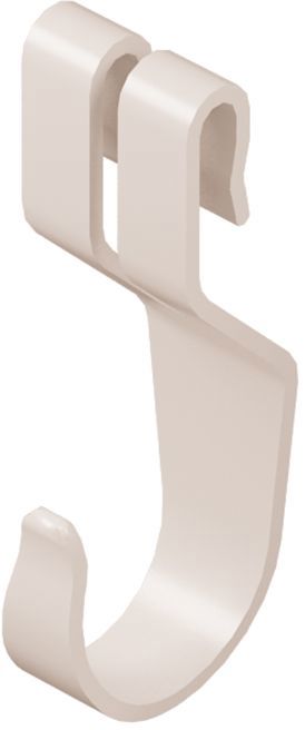 Изображение товара Универсальный крючок для штанги Larvij сталь бежевый 2 шт