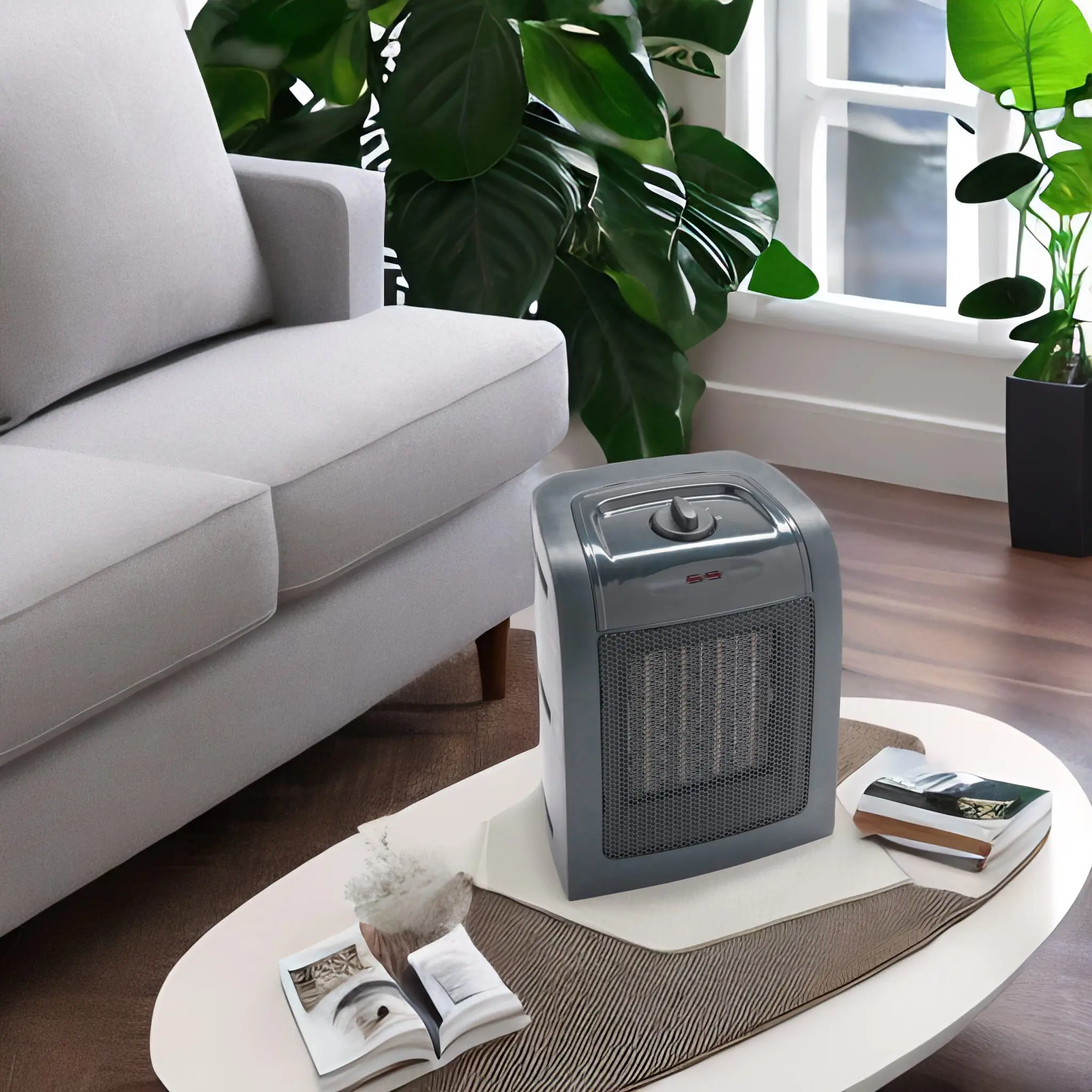 Тепловентилятор керамический электрический Equation 1500 Вт черный - 3