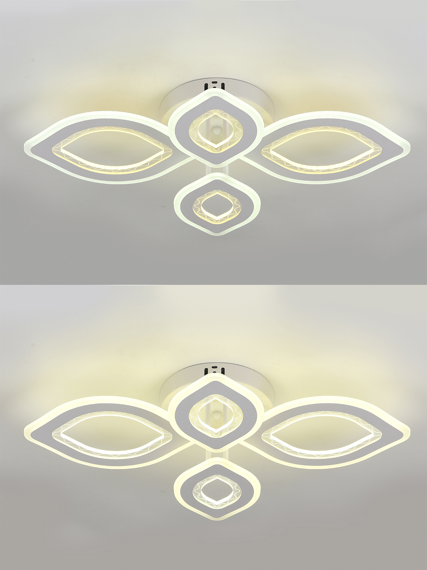 Изображение товара Современная LED люстра Natali Kovaltseva LED LAMPS 81197 220В 160Вт белая