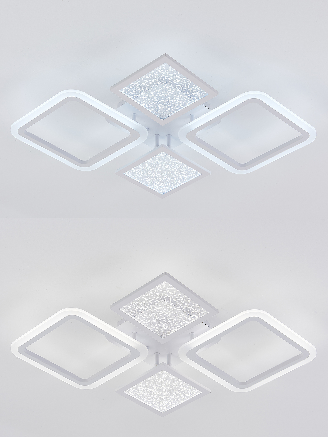 Изображение товара Люстра потолочная Natali Kovaltseva LED LAMPS 81166 220В 100Вт 15м2 белый