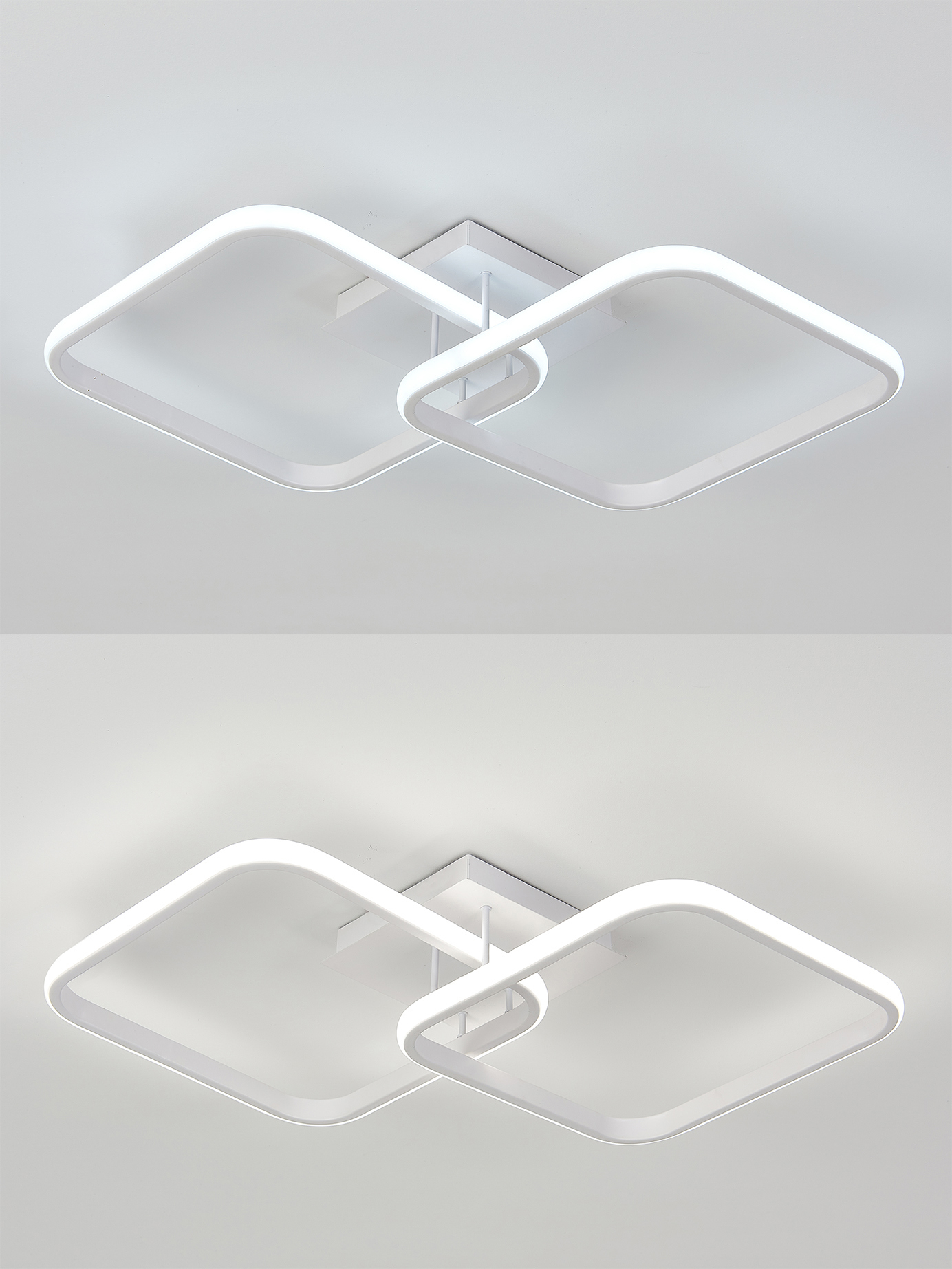 Изображение товара Современная светодиодная люстра потолочная LED LAMPS 81178 220В 80Вт белая для натяжных потолков