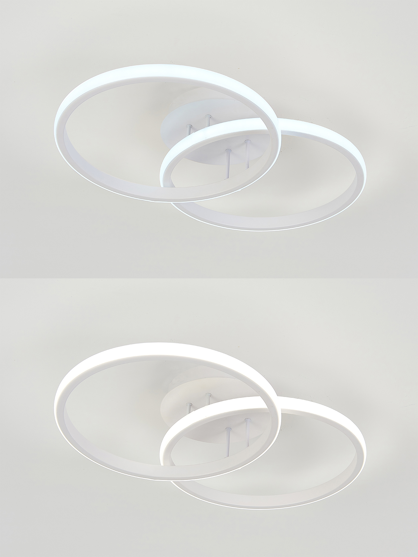 Изображение товара Люстра потолочная Natali Kovaltseva LED LAMPS 81177 белая 80Вт