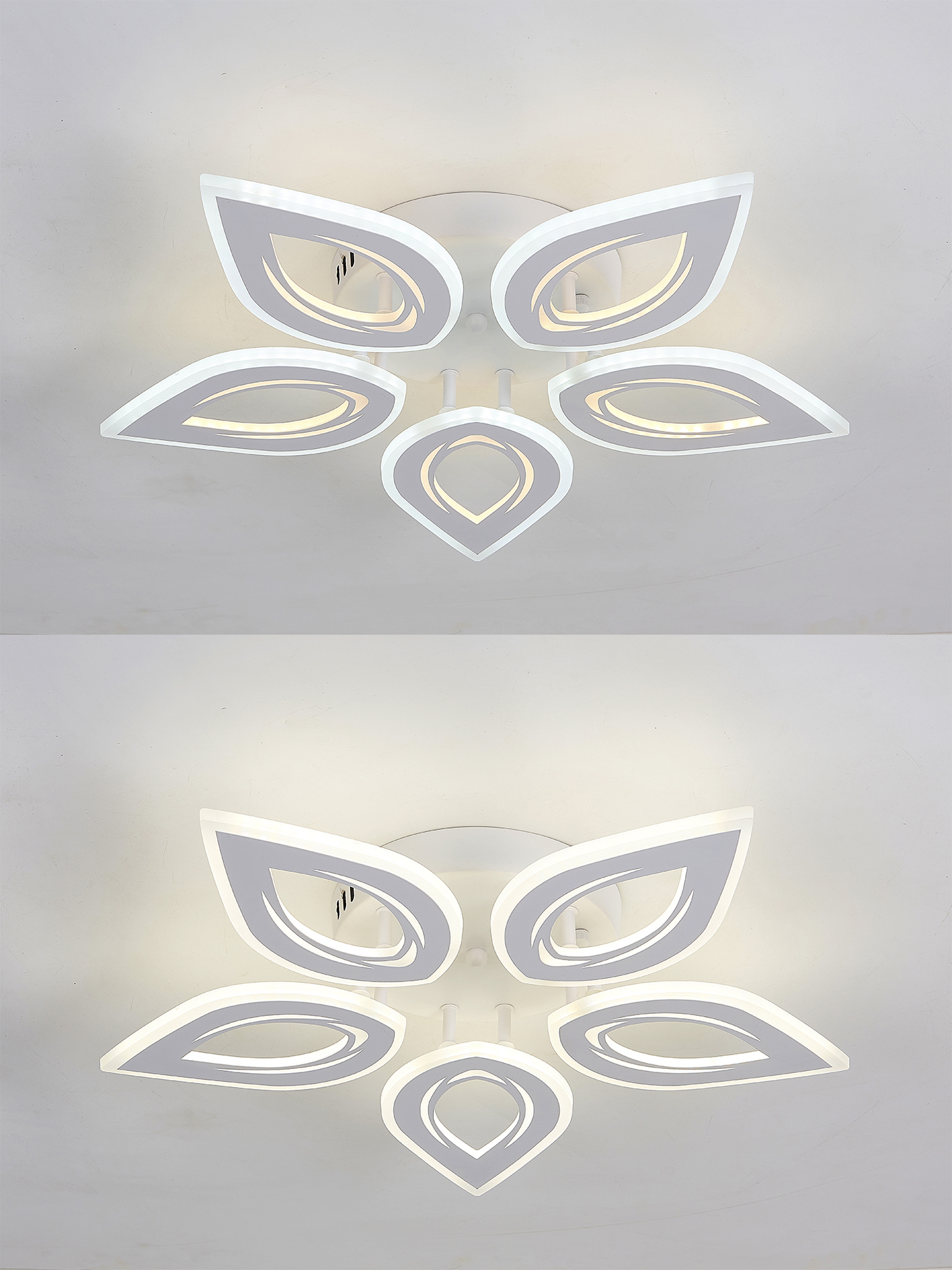 Изображение товара Современная белая люстра потолочная LED LAMPS 81123/5C с пультом управление