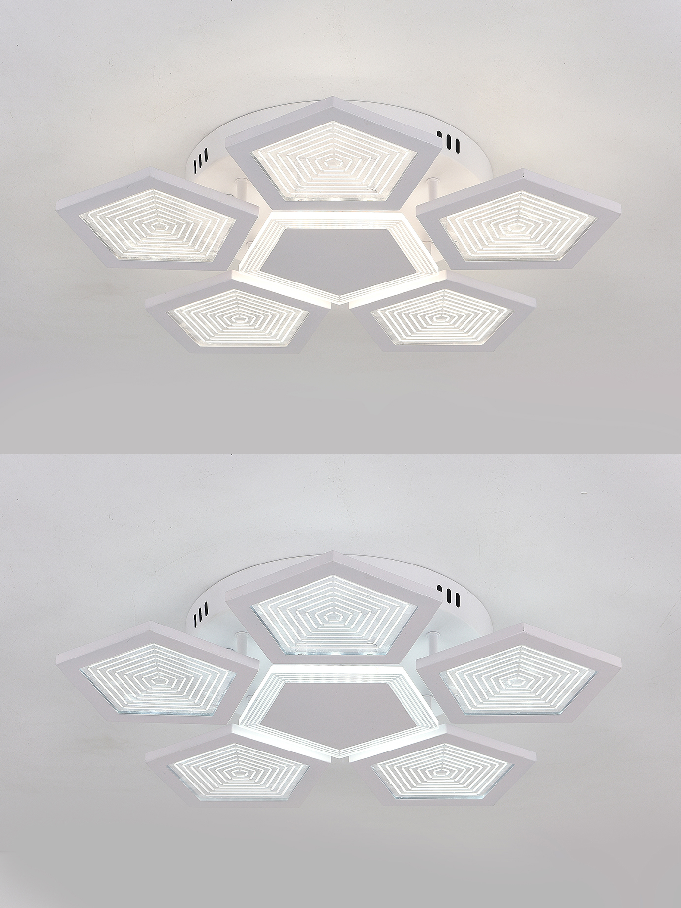 Изображение товара Люстра потолочная Natali Kovaltseva LED LAMPS 81163 220В 120Вт 18м2 белый
