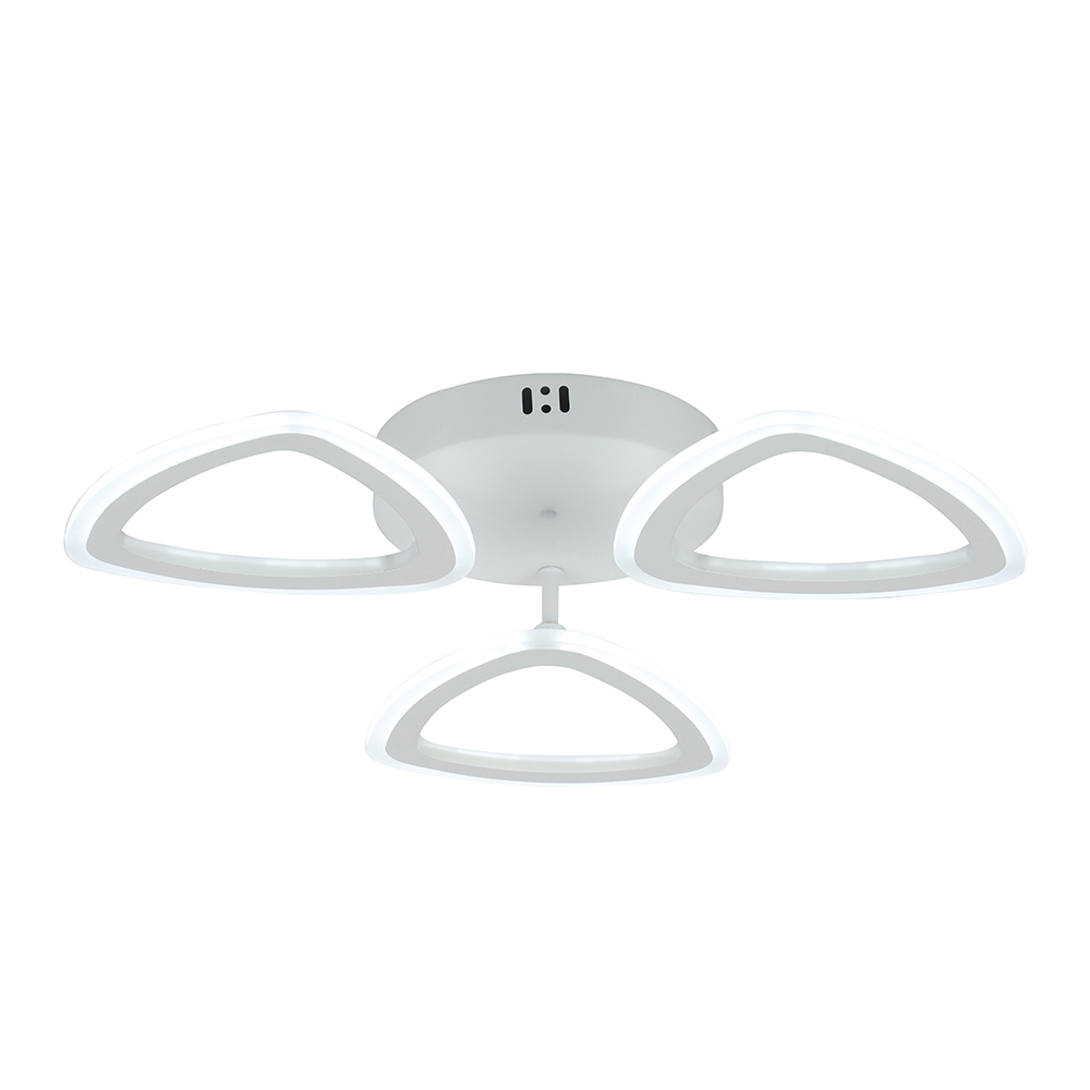 Изображение товара Люстра потолочная светодиодная Семь Огней AR7500/3C-WT белая 54Вт 12м2