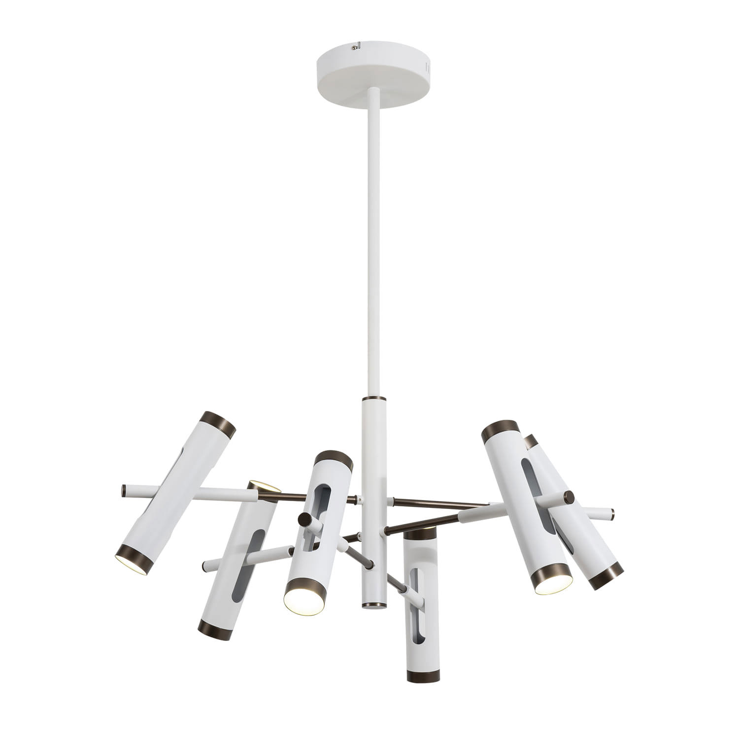 Изображение товара Подвесная люстра Favourite 1340-12P 36Вт для современного интерьера, белая