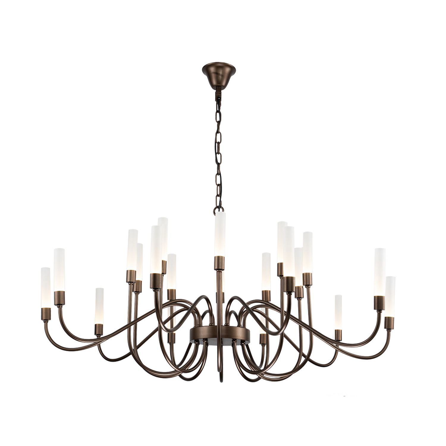 Изображение товара Люстра подвесная Favourite 1857-20P 60Вт коричневая для больших помещений