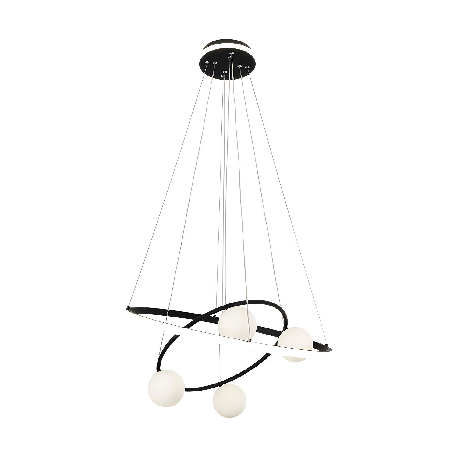 Изображение товара Люстра подвесная Favourite 2276-6P 220В 130Вт 9м2 серый