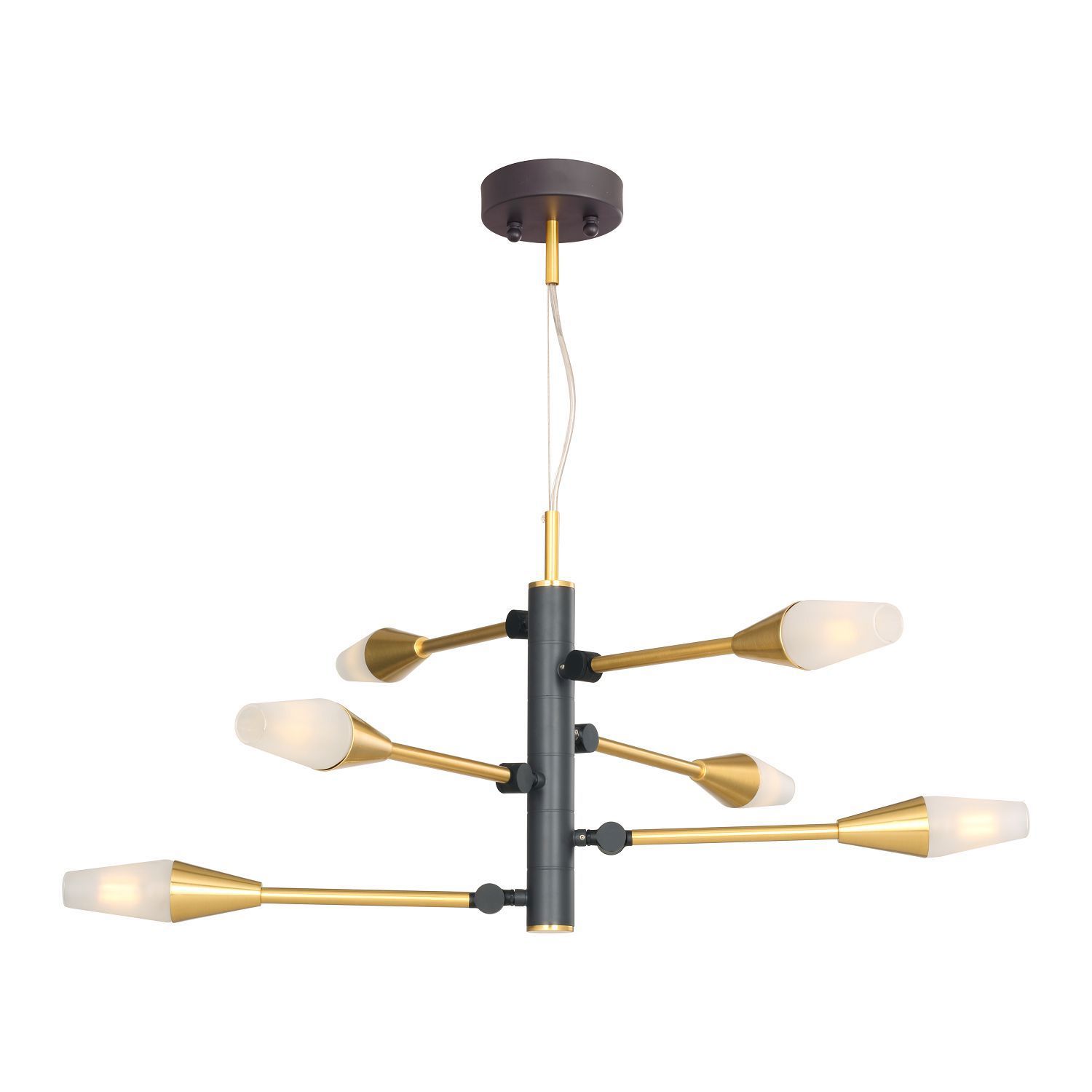 Изображение товара Подвесная люстра Favourite 1415-6P 6 ламп серый для долговечного освещения